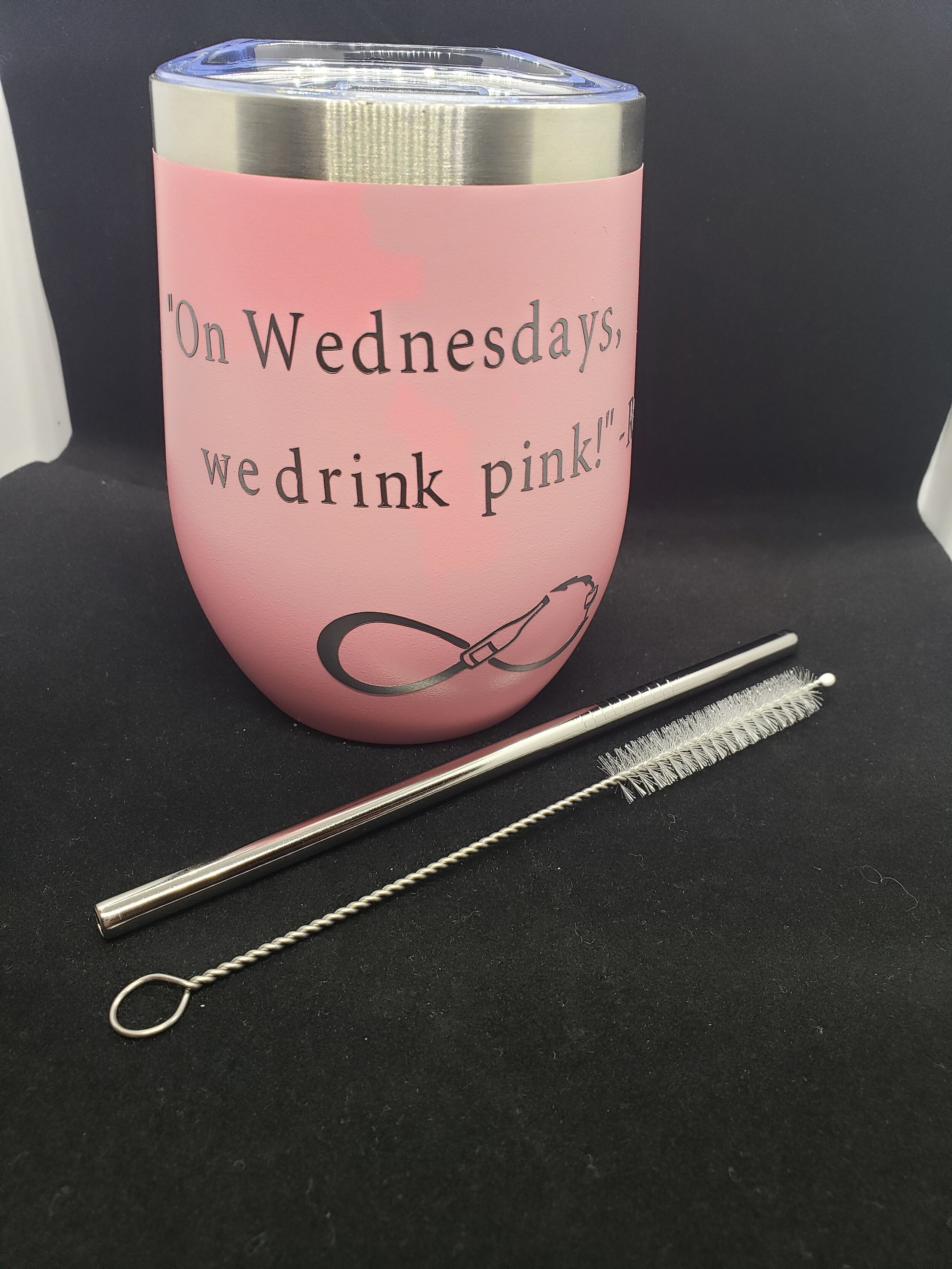 " On Wednesday, We drink pink!" - Rose'