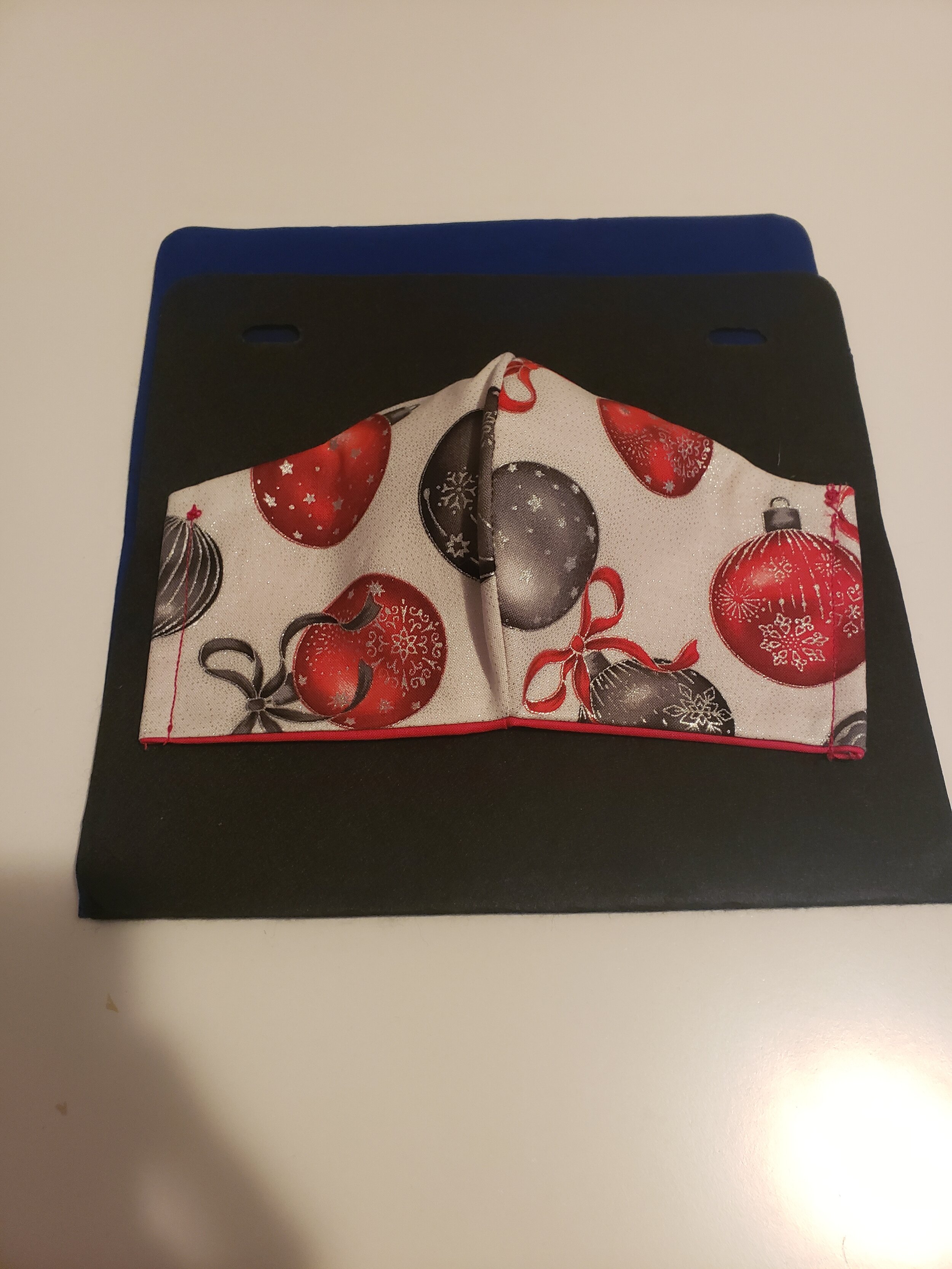 Christmas Ornament Fabric Mask