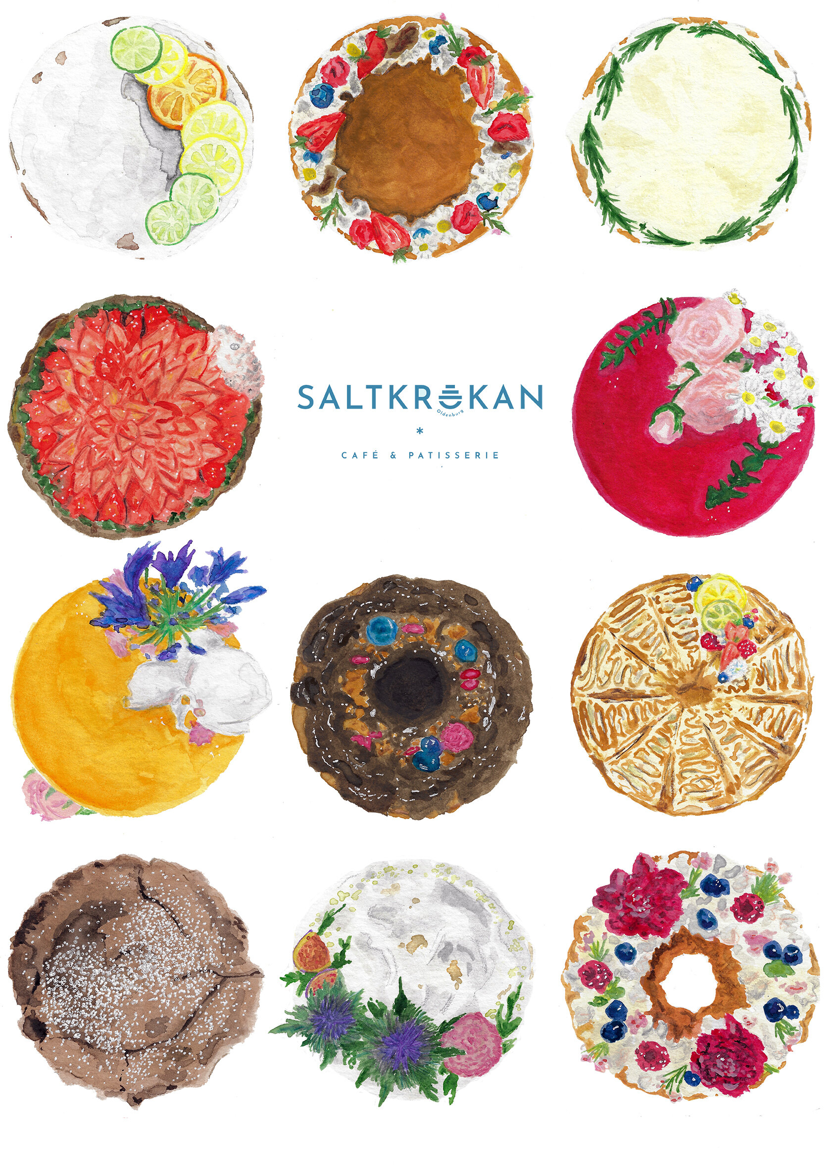 Commission for  Saltkrokan Café und Patisserie Oldenburg / 2020