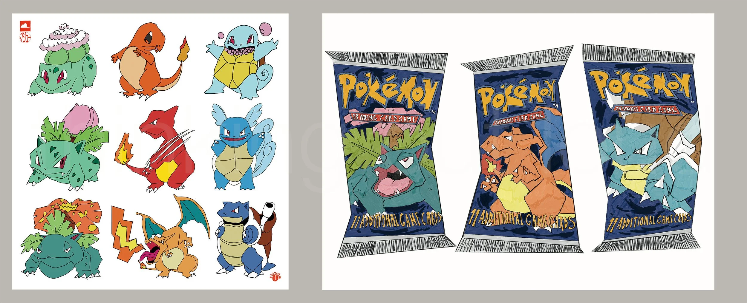 Digital Drawing / Crude Pocket Monsters / 2026