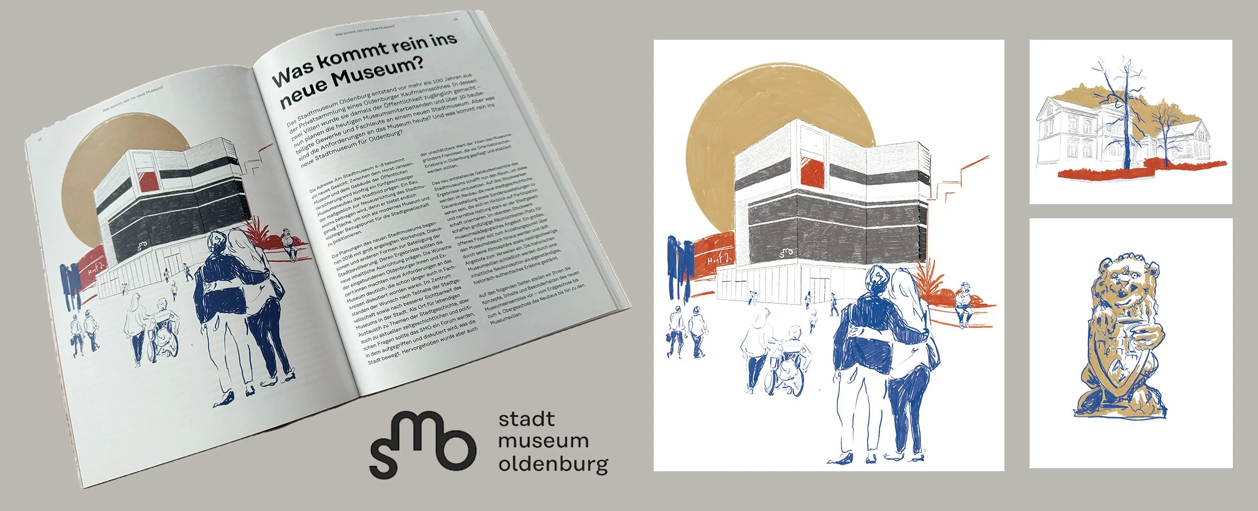 Illustrationwork Kommission for Stadtmuseum Oldenburg  "Magazin des Stadtmuseum Oldenburg No. 3" / 2023