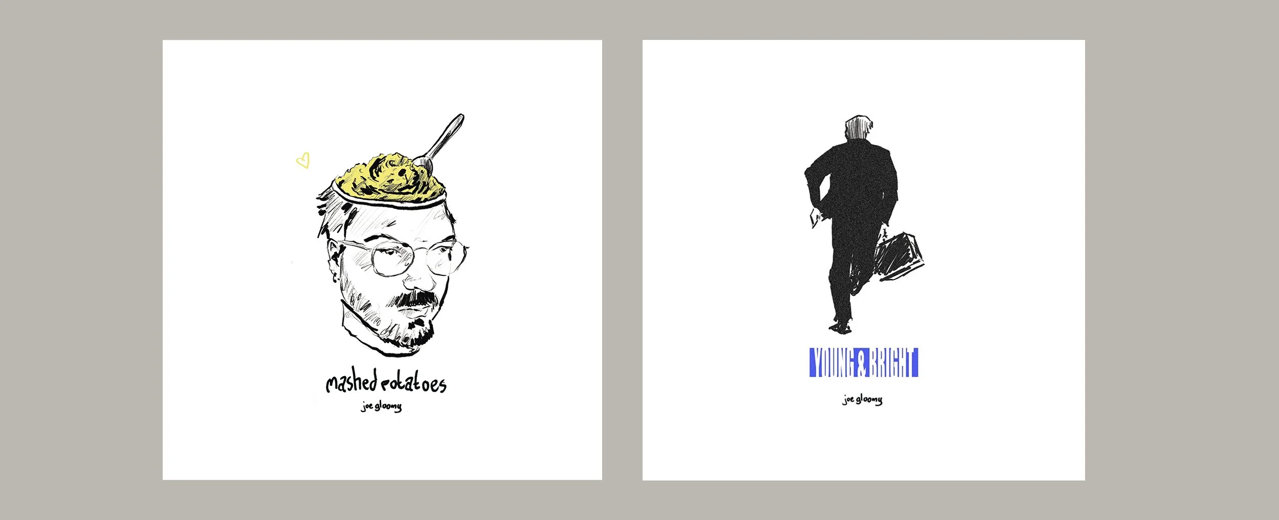 Promotional Material, CD-Cover Illustration Commission for joegloomy / 2026