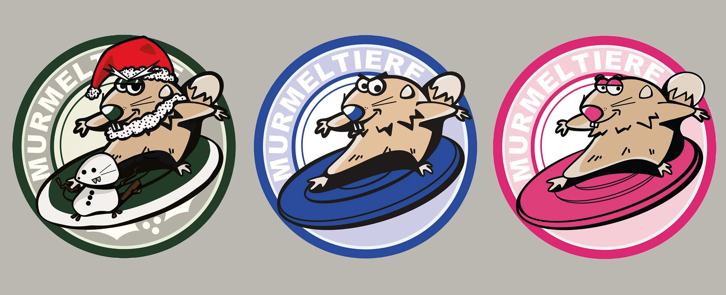 Frisbeedesign for Murmeltiere Ultimate Frisbee Team / 2022-2023