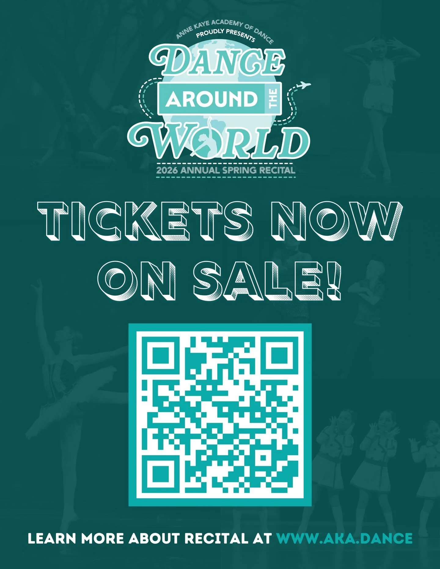 Tickets are live! Use the QR code above or click the link below to purchase yours today!

https://32151.danceticketing.com

#dancerecital #akadancers