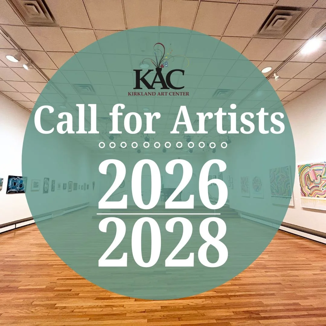 The Kirkland Art Center is seeking exhibition proposals for the 2026 – 2028 seasons. Group exhibitions, collaborations and curated proposals are all welcome. We typically curate artists into exhibitions of 1 – 3 artists. The KAC encourages artists fr