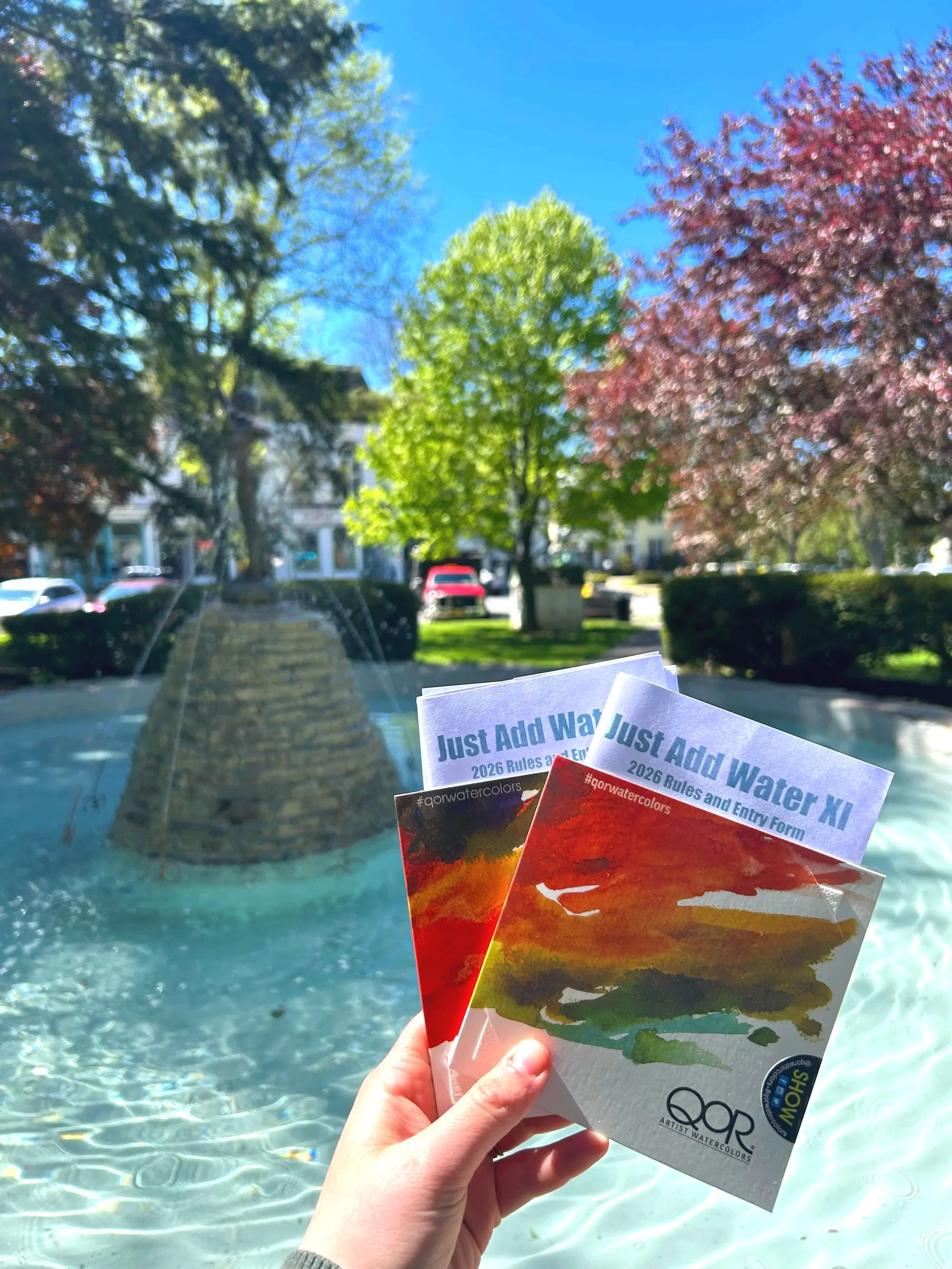 Just Add Water Golden Paint Palettes are FREE and READY to be picked up! Grab your palette and get to painting! Bring finished artworks back by July 17th.