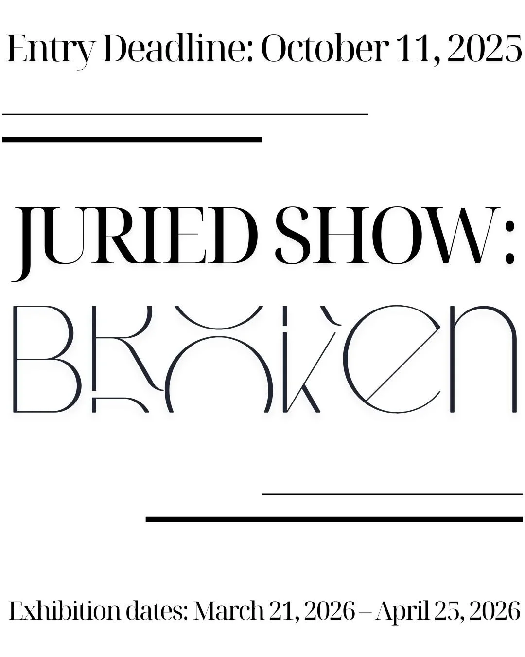 Entry fee: $10.00/entry; up to 2 entries
Eligibility: Open to all who can hand-deliver work; all original 2D works; small 3D work; digital work if a device is provided