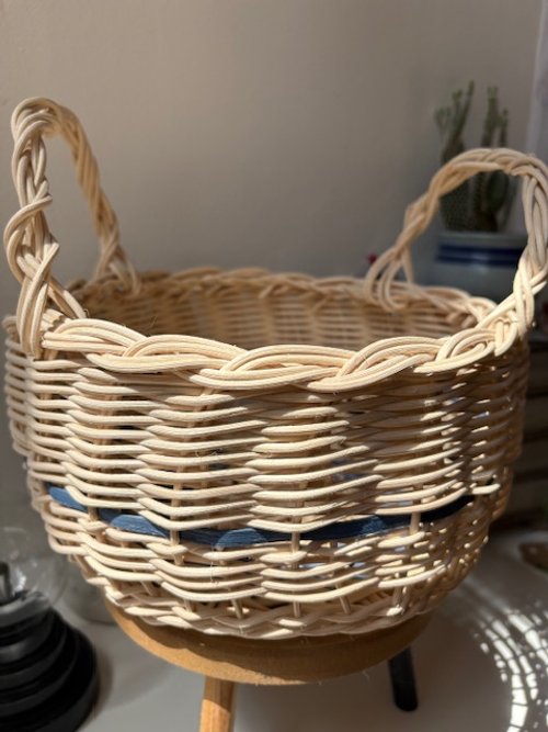 Medium Round Basket with Handles