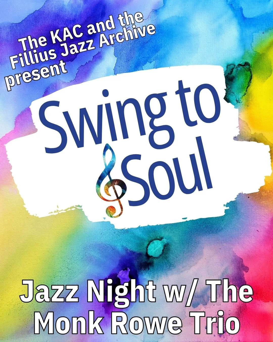 “Swing to Soul” at the KAC
The Monk Rowe Trio with guest artist Ronnie Leigh-vocalist Syracuse jazz vocal legend
Thursday, Oct. 2nd, 7 - 9 pm
$15 suggested donation