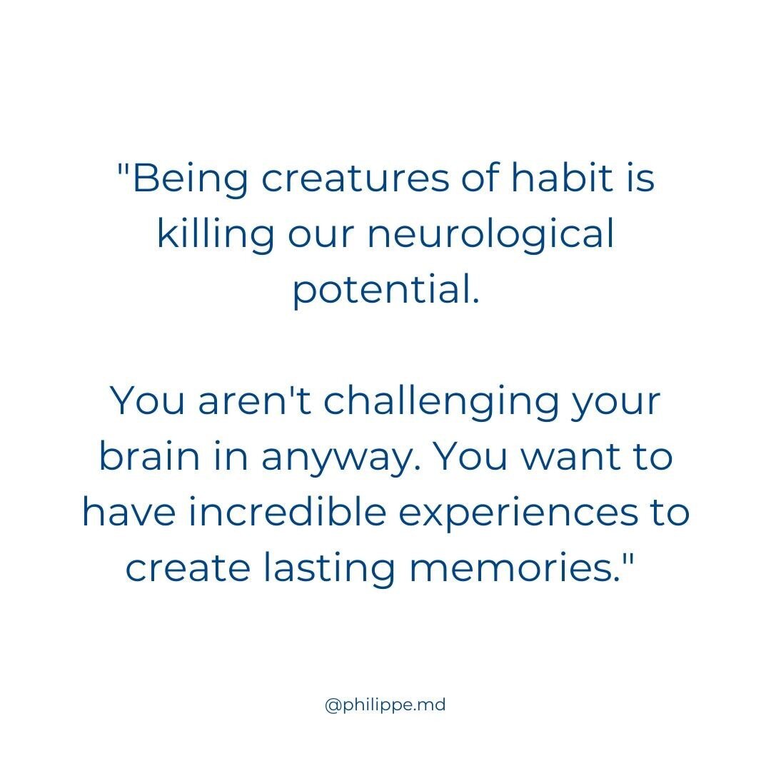 Want to help preserve your memory? Have incredible experiences. Don't live every day the same. Create memorable moments and live life to the fullest. Your brain will thank you!⁠
⁠
My course, Take Charge of Your Brain, is created to help those who may