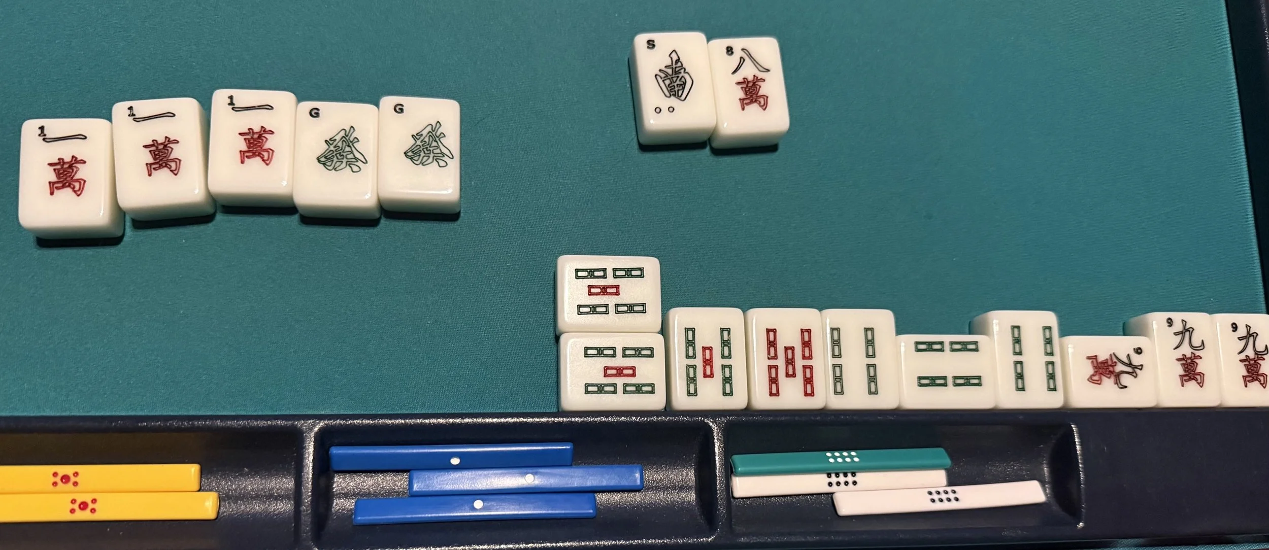 Riichi Mahjong 103 (Includes Japanese scoring table)