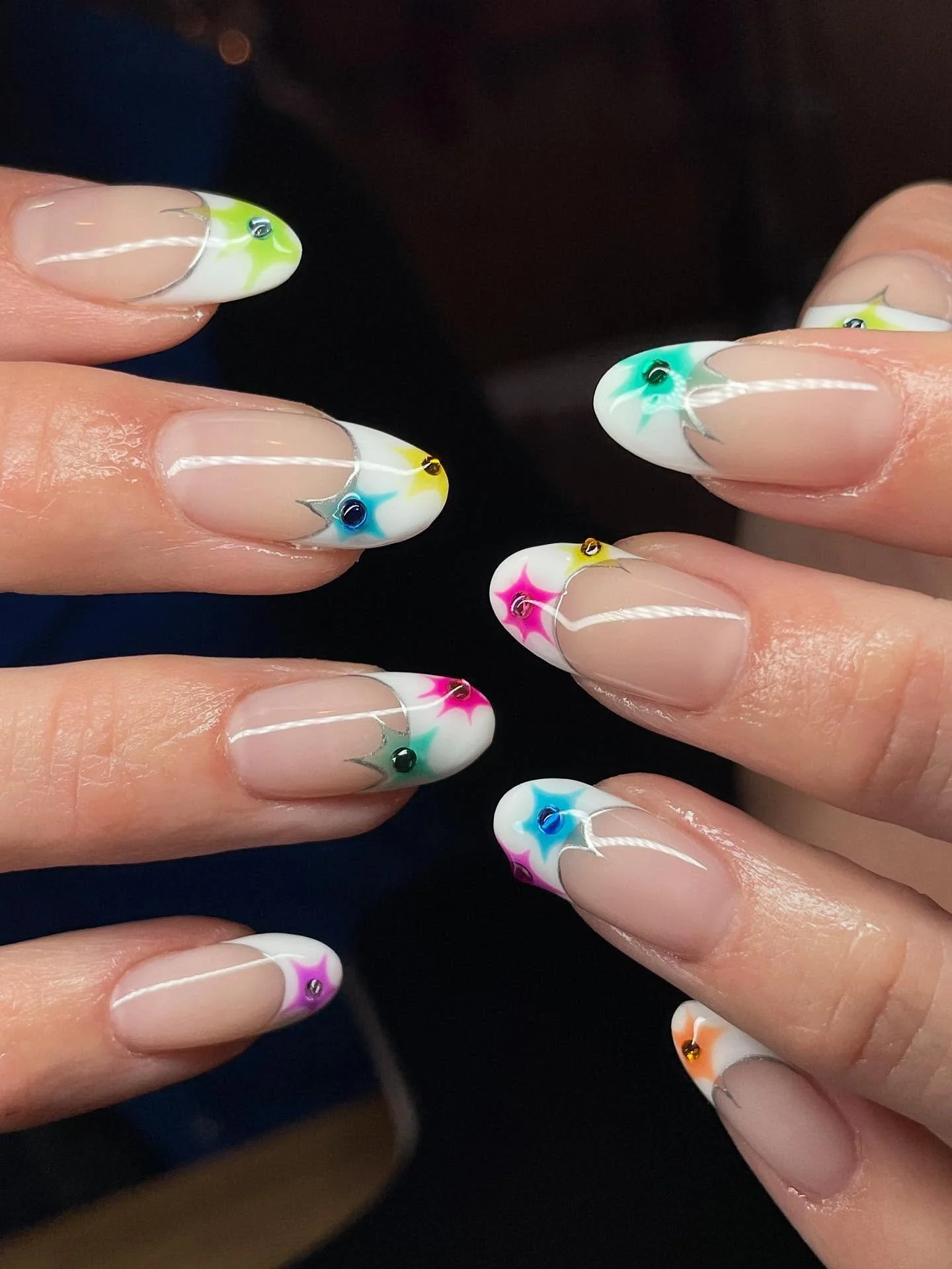 💥

#frenchtipnailart #frenchtipnails #starnails #sandiegonails