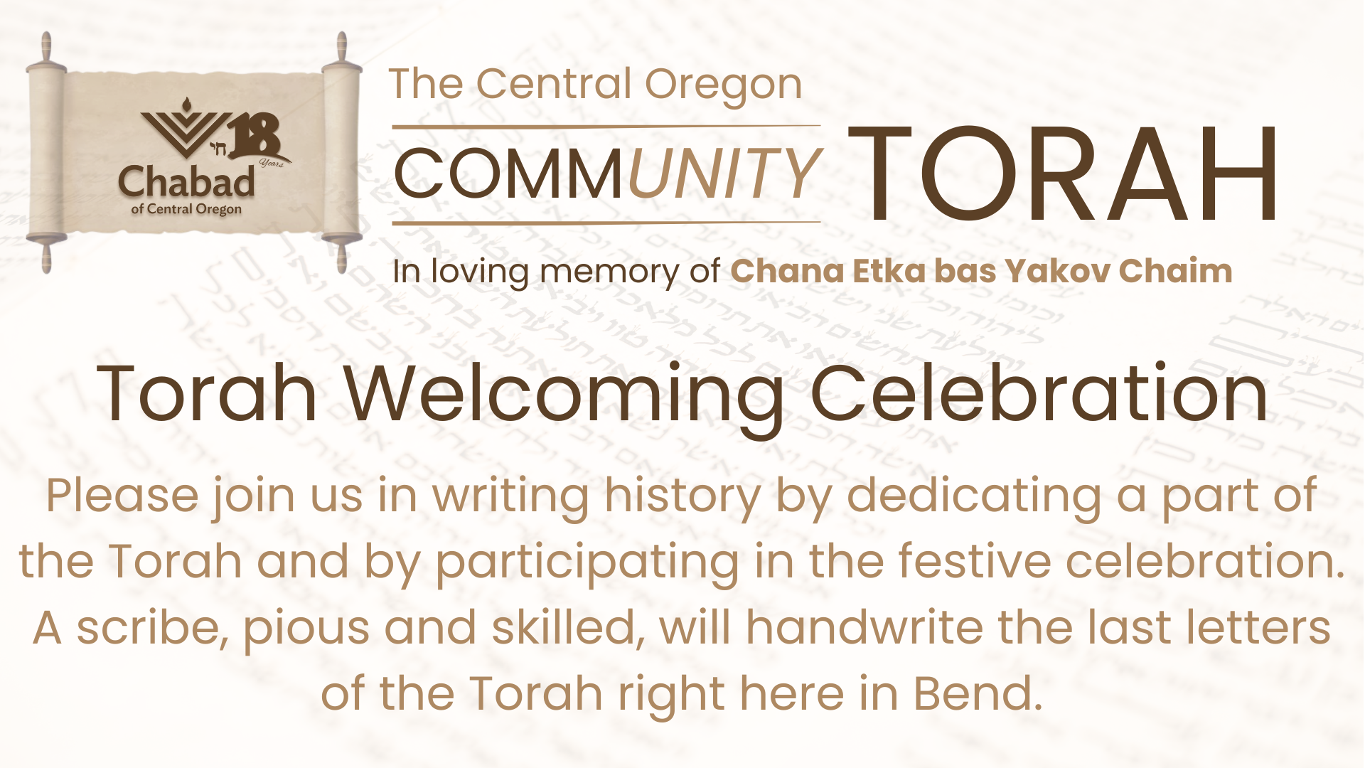 Celebration — Chabad Central Oregon