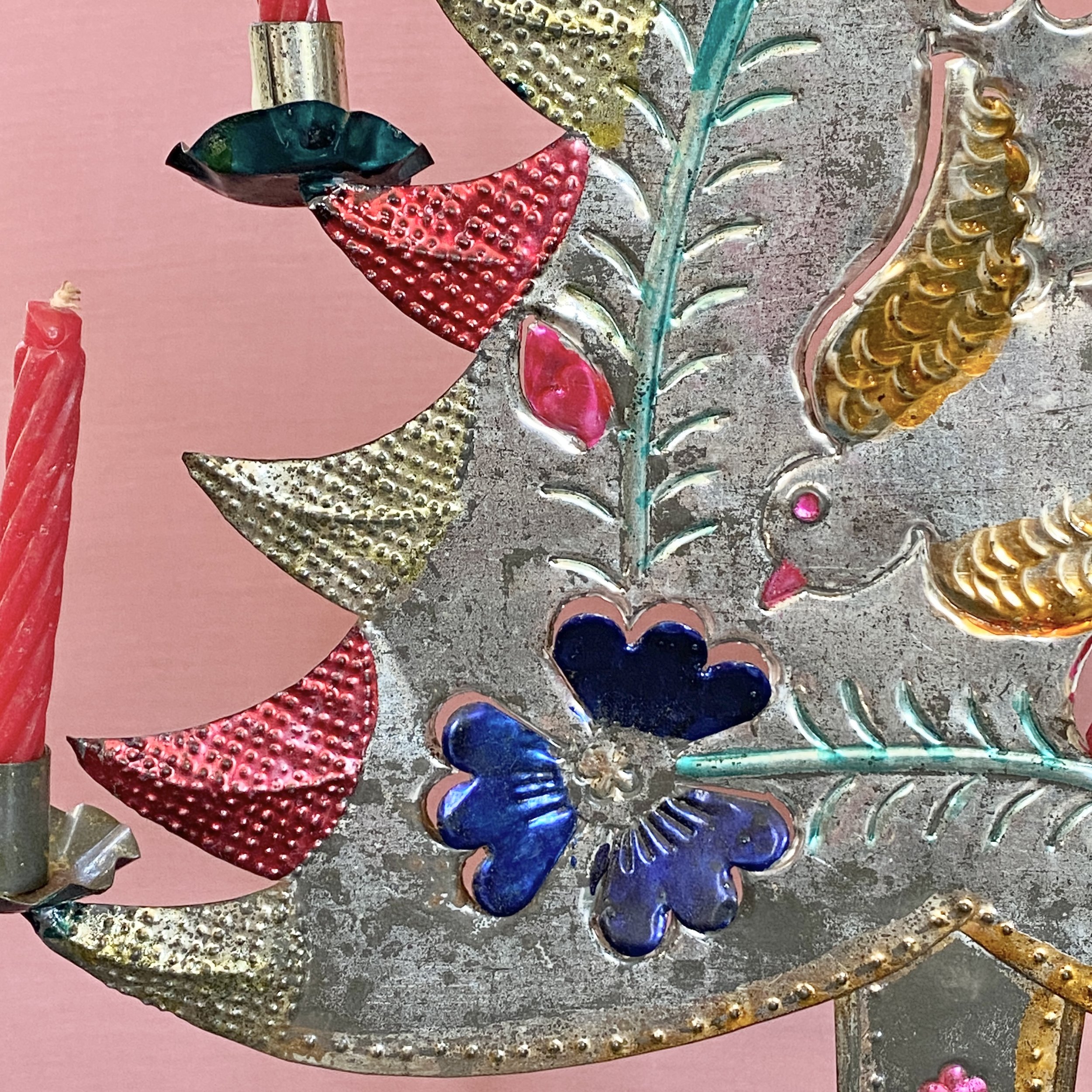 Detail of vintage Mexican holiday decoration