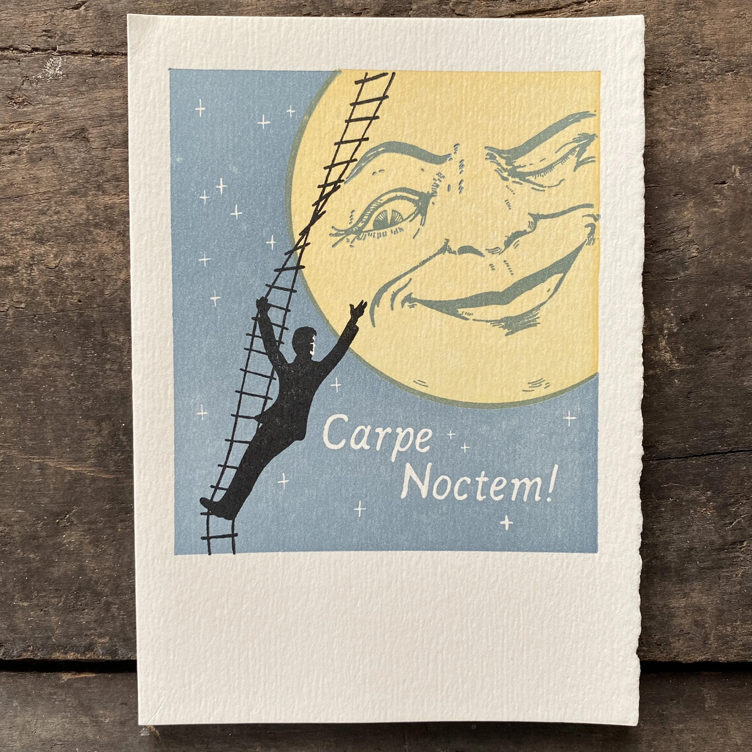 Carpe Noctem Greeting Card