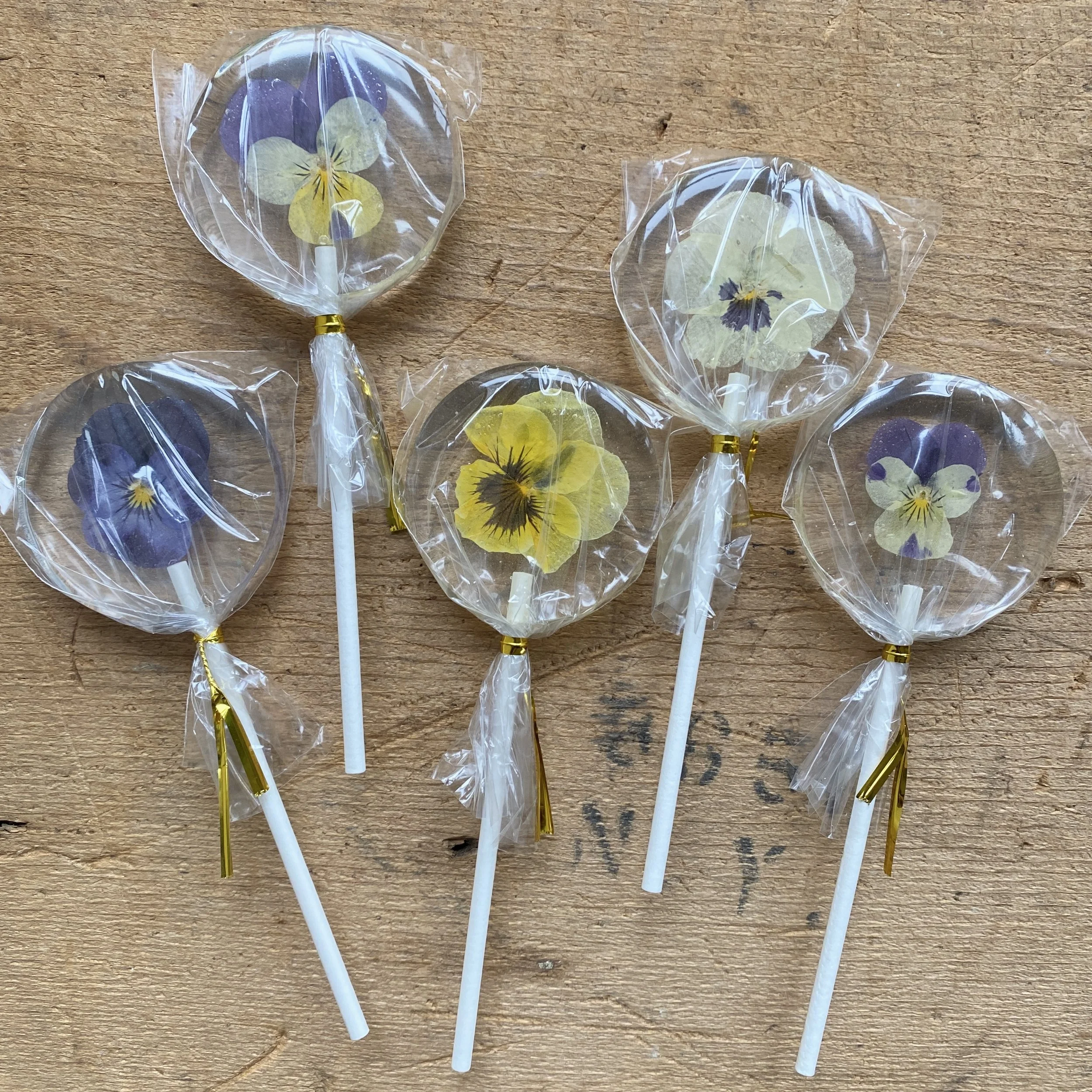 Pansy and Plum Lollipop