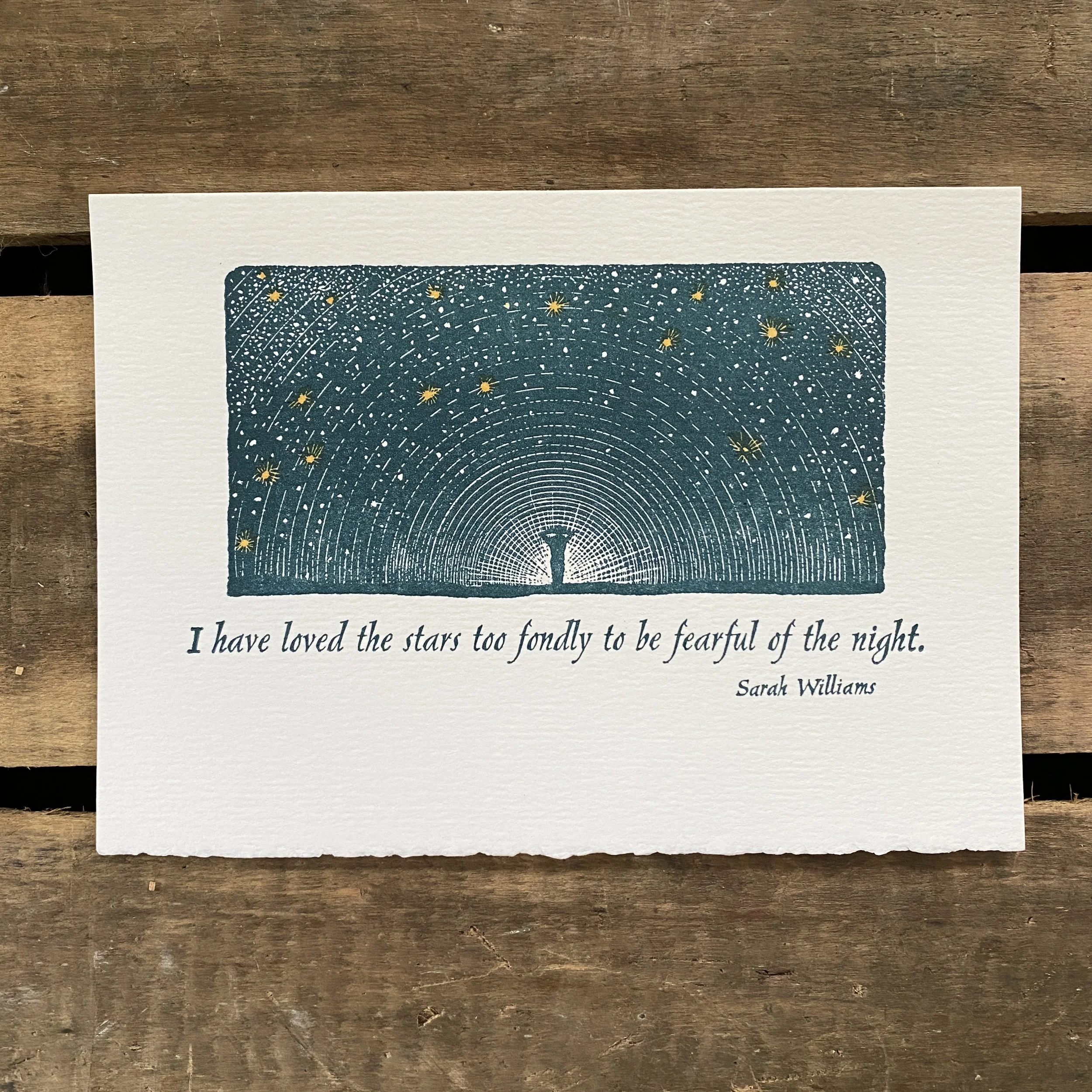 Love For Stars Sympathy Card