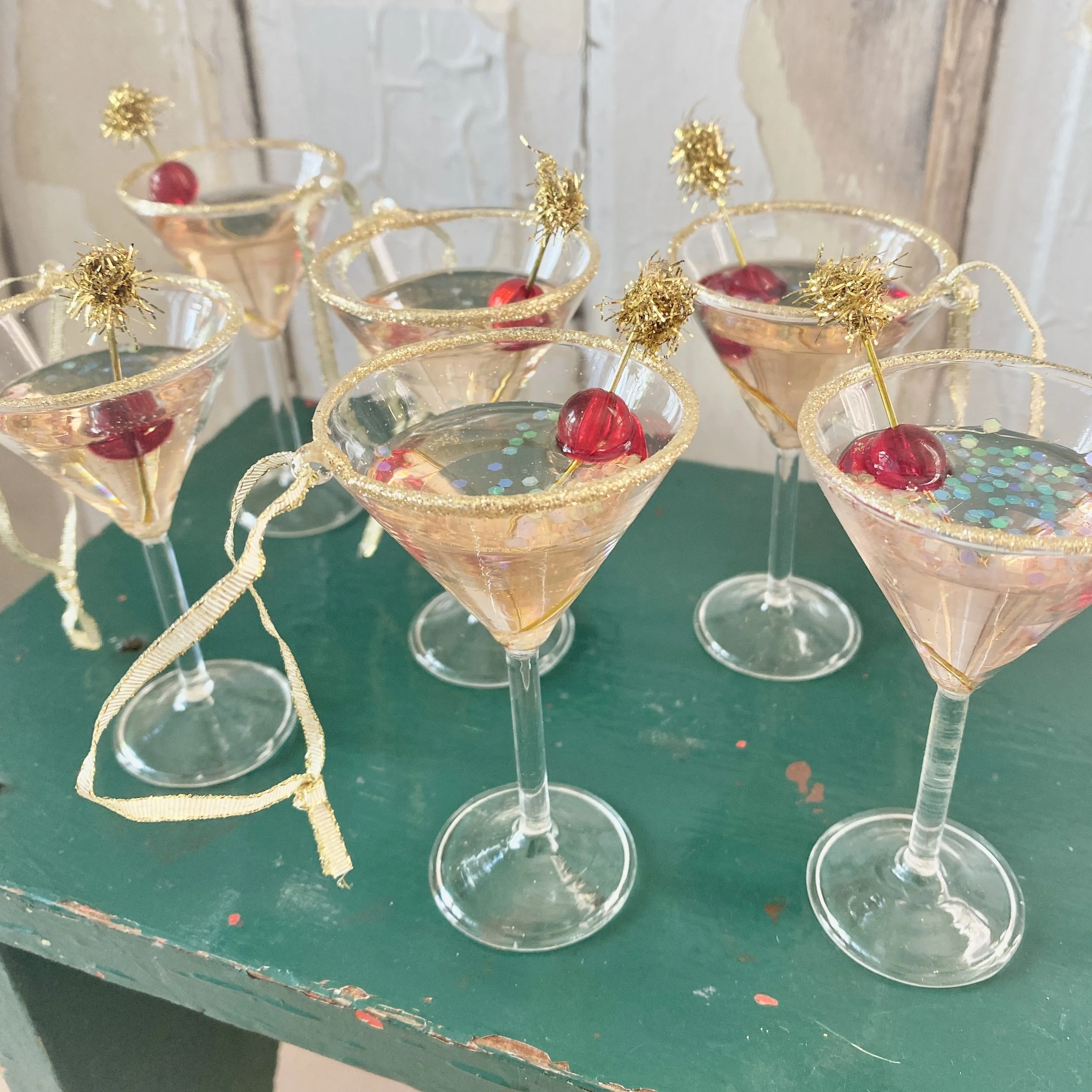 Cherry Cocktail Ornament