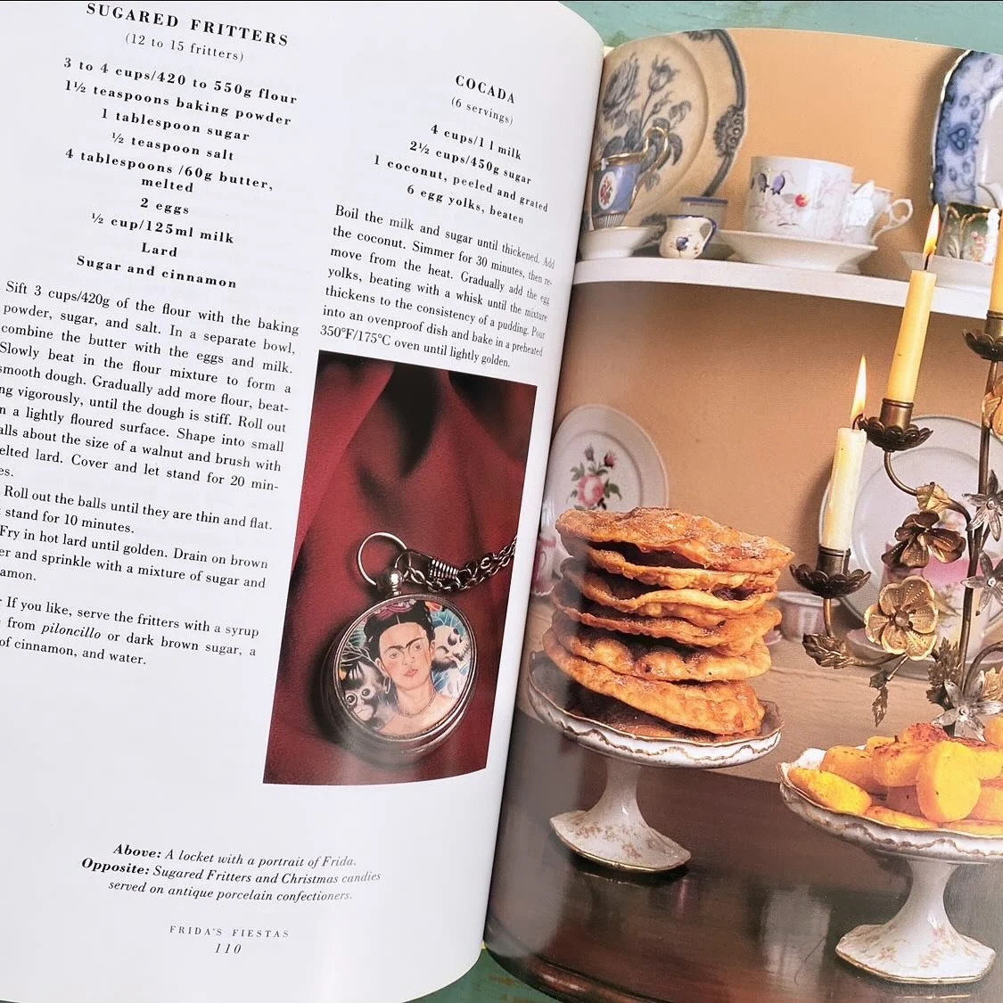 &ldquo;Frida was an enthusiast, and every occasion was a cause for rejoicing.&rdquo; 

Divided into twelve fiestas, this book from Diego Rivera&rsquo;s daughter gives a magical glimpse into life in the Blue House in Coyoac&aacute;n that Frida and Die