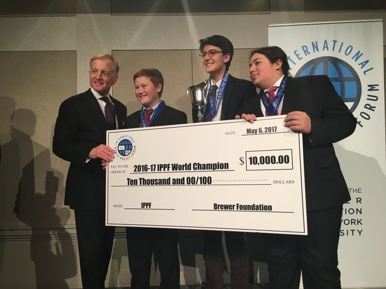 International Public Policy Forum World Champions!