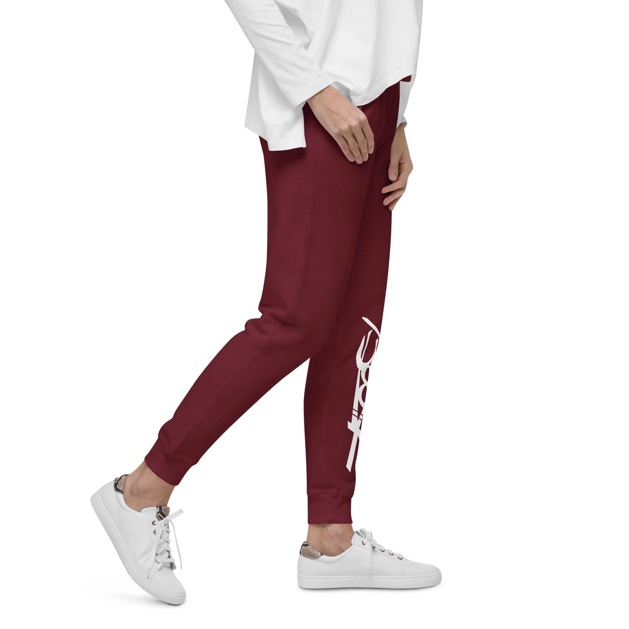 unisex-fleece-sweatpants-maroon-right-68509eae2016c.jpg