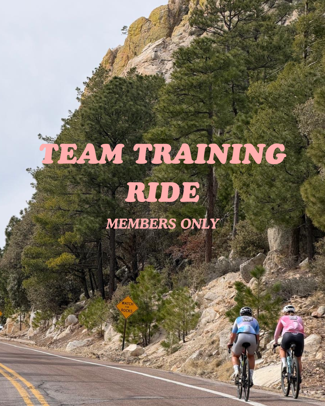 Team Training Ride               (Members Only)