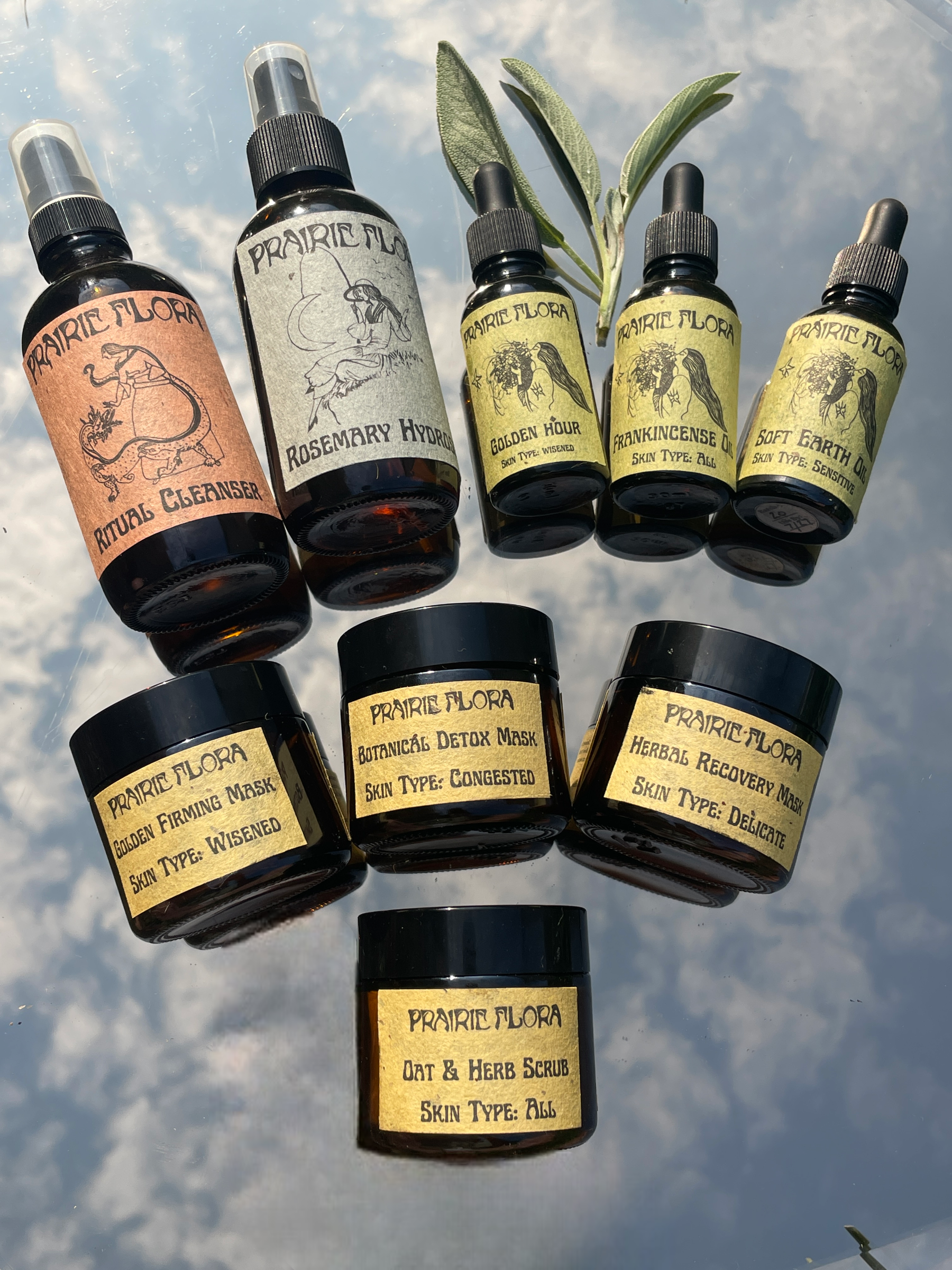 I’m so proud of my new small batch organic skincare company Prairie Flora!