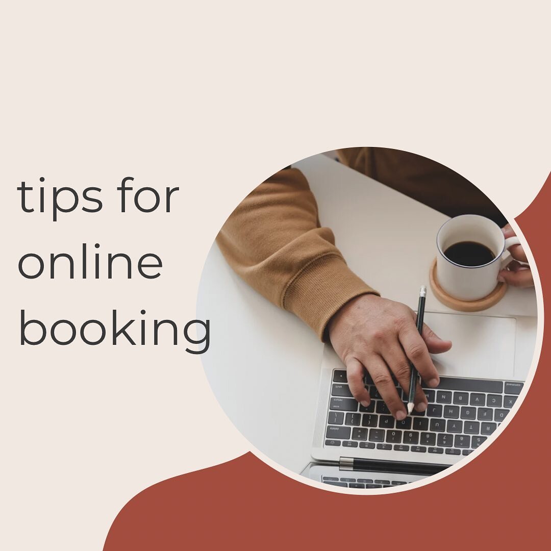 Hey friends!

I wanted to share some tips for online booking:

The times shown on the online booking page are often negotiable. For example, you need an appointment for 1, but all you see available is 1:30. Send me a DM or email me at hello@carawelln