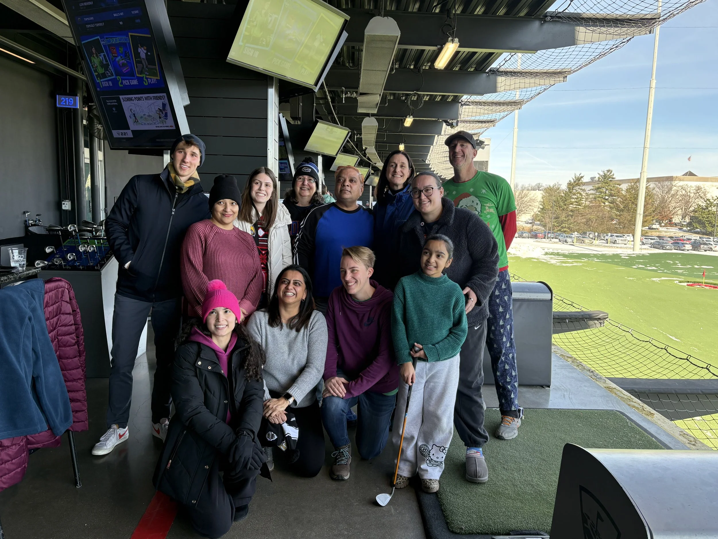 Top Golf Holiday party; December 2026