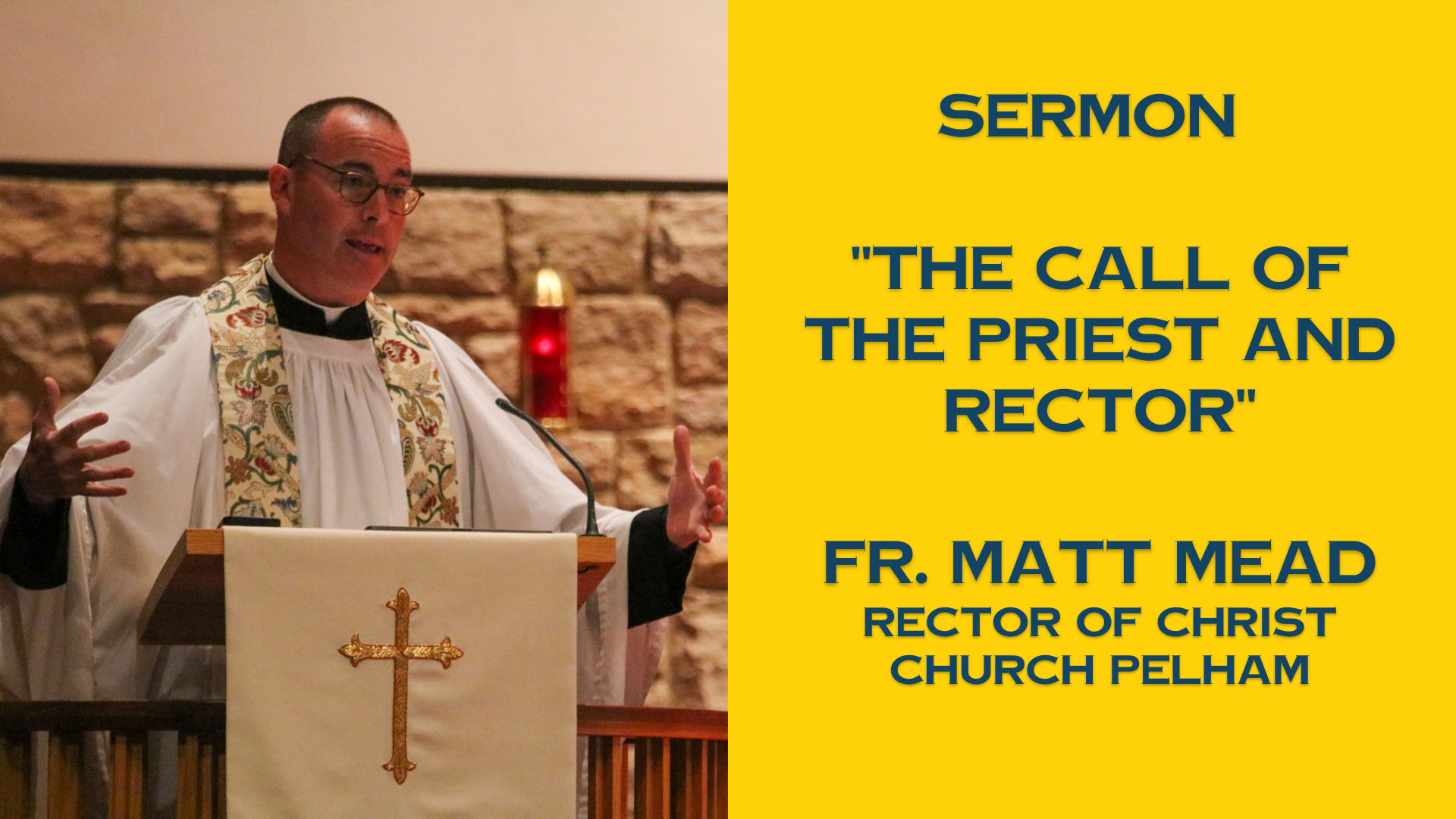October 18, 2022 | The Institution of the Rector