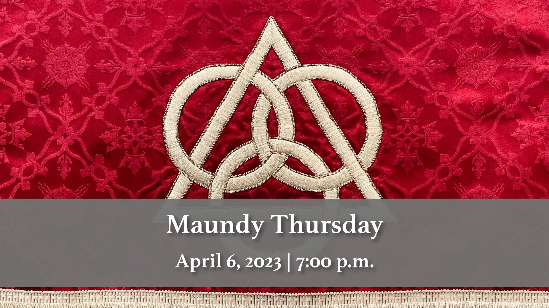 April 6, 2023 | Maundy Thursday Sermon | Dr. Jeremy Godwin