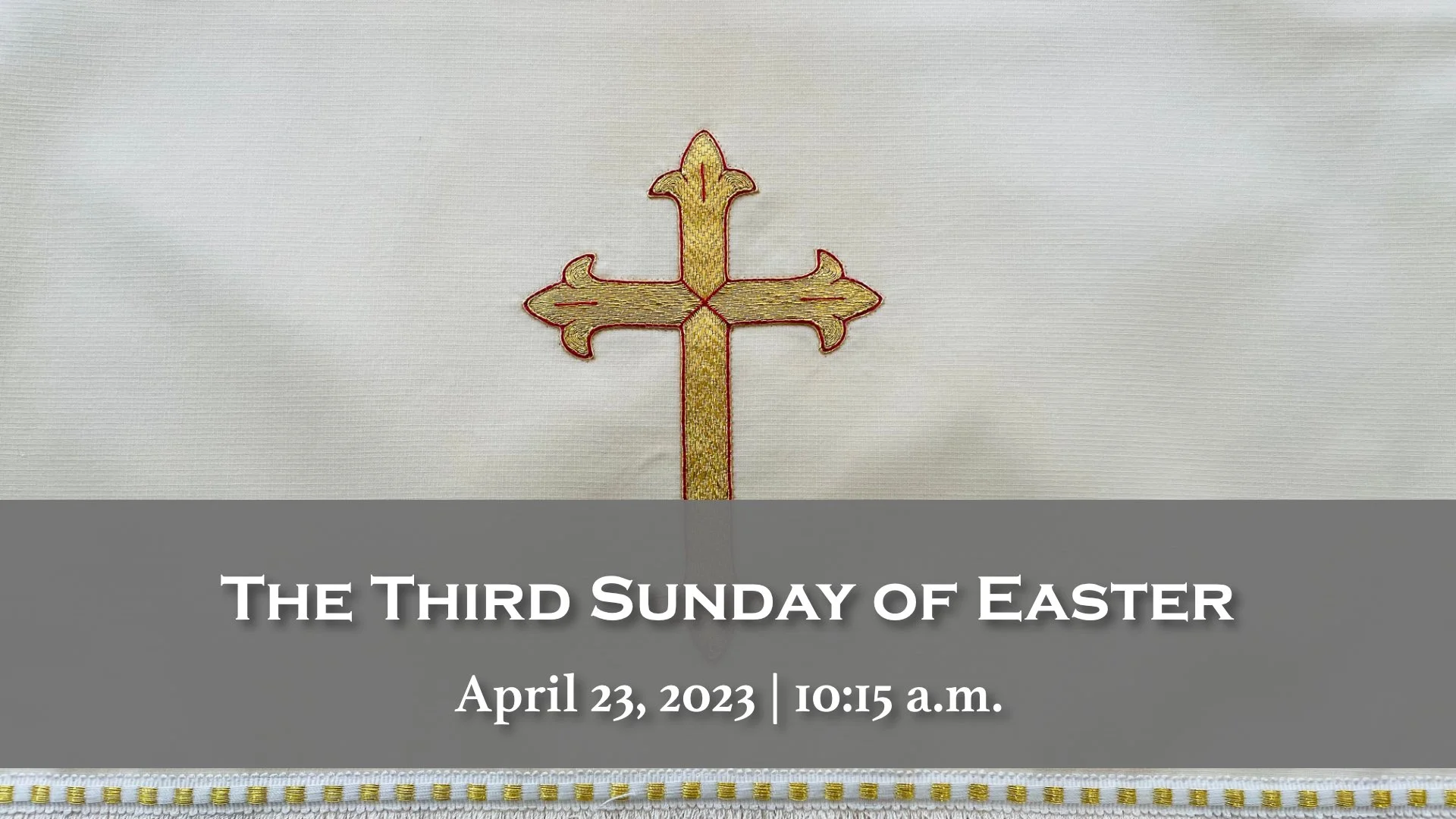 April 23, 2023 | The Third Sunday of Easter Sermon | The Rev. Amanda McMillen
