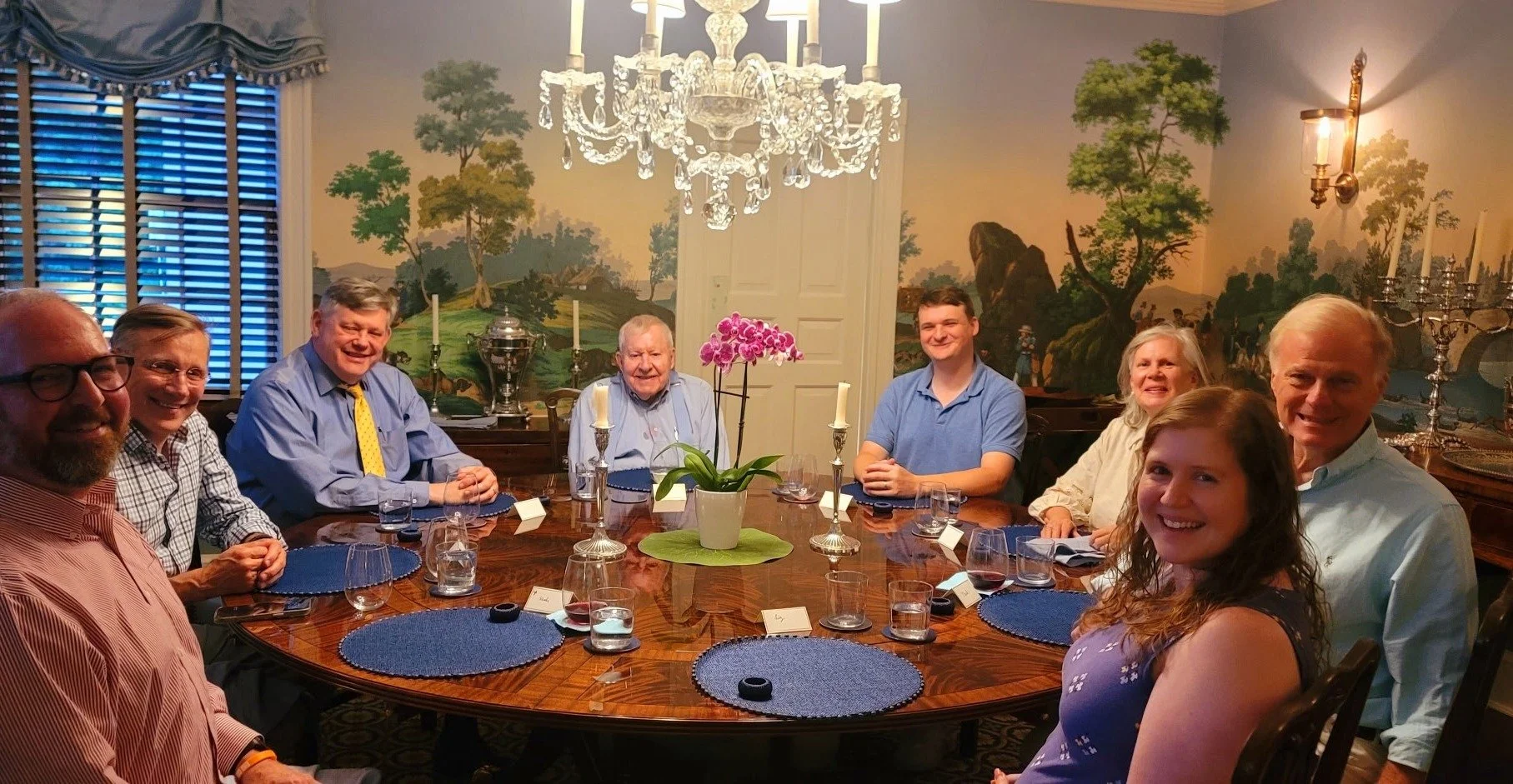 Scene from Supper Club Group 6's dinner last night!