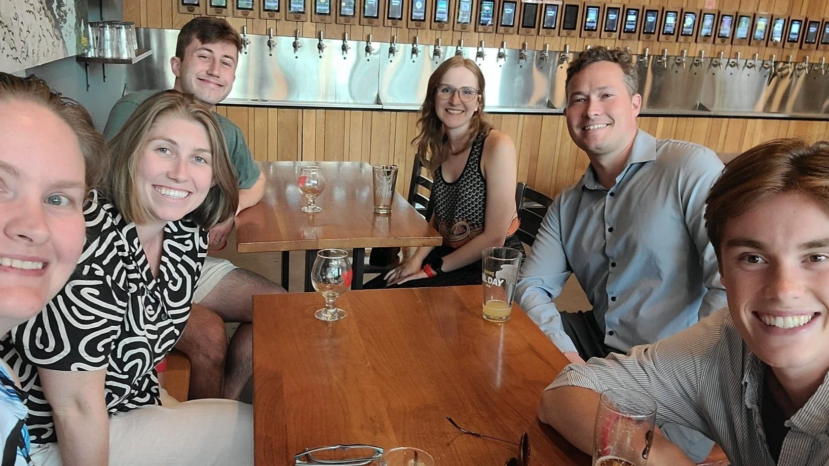 Scene from last night's Young Adults Pint Night!