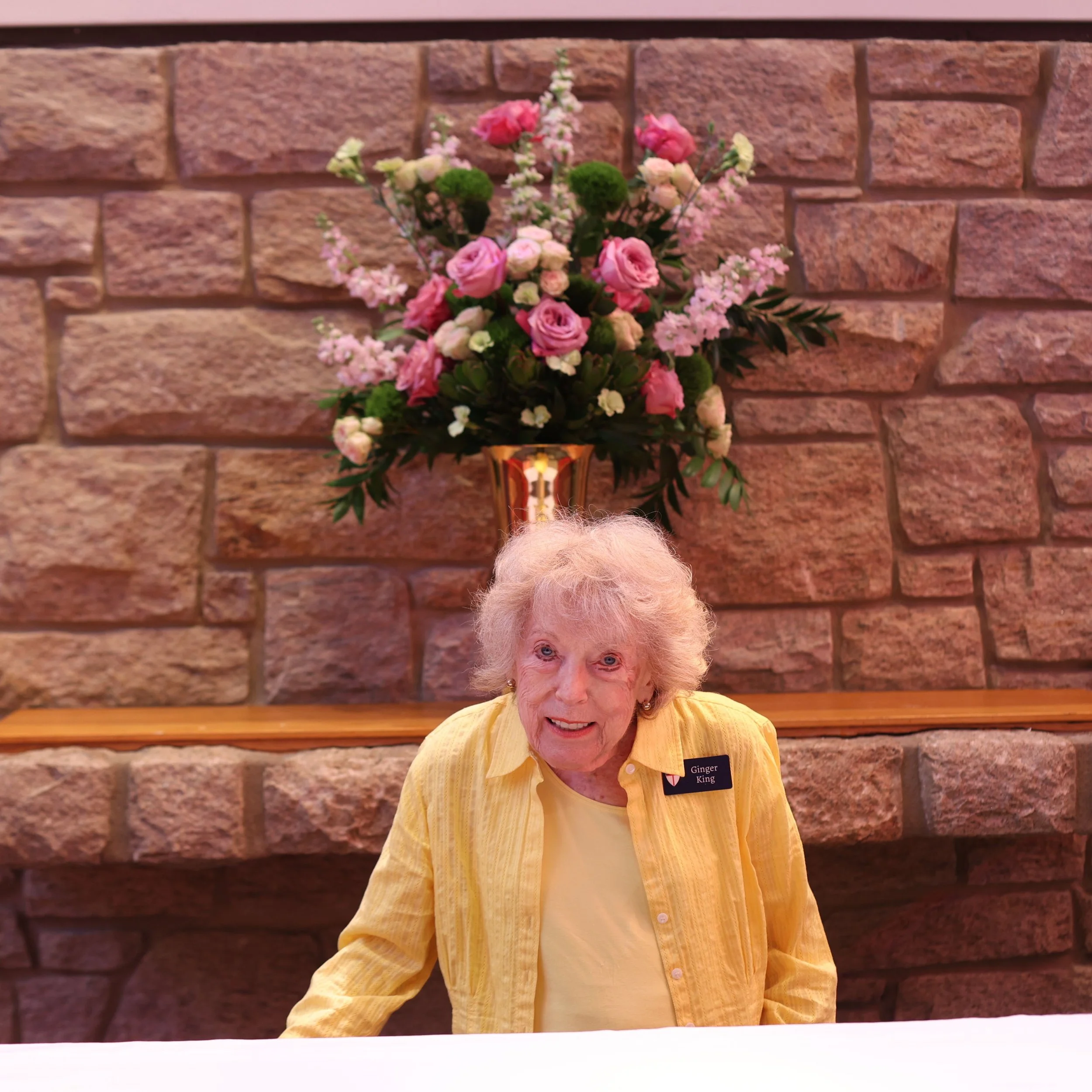 Sunday's altar flowers were given to the glory of God and in memory of William "Bill" O. King by his family.