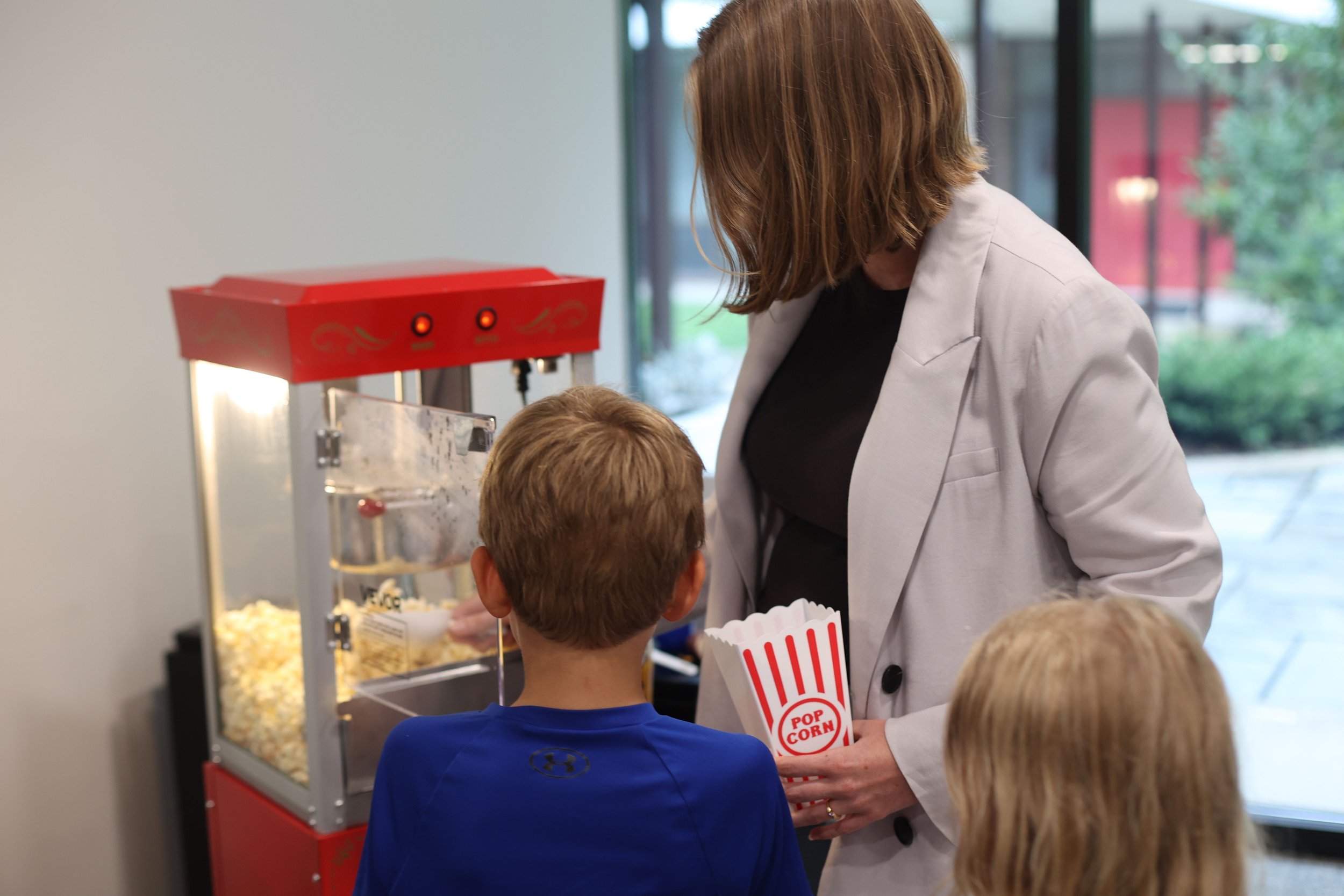 Scenes from Friday's Kid's Movie Night!
