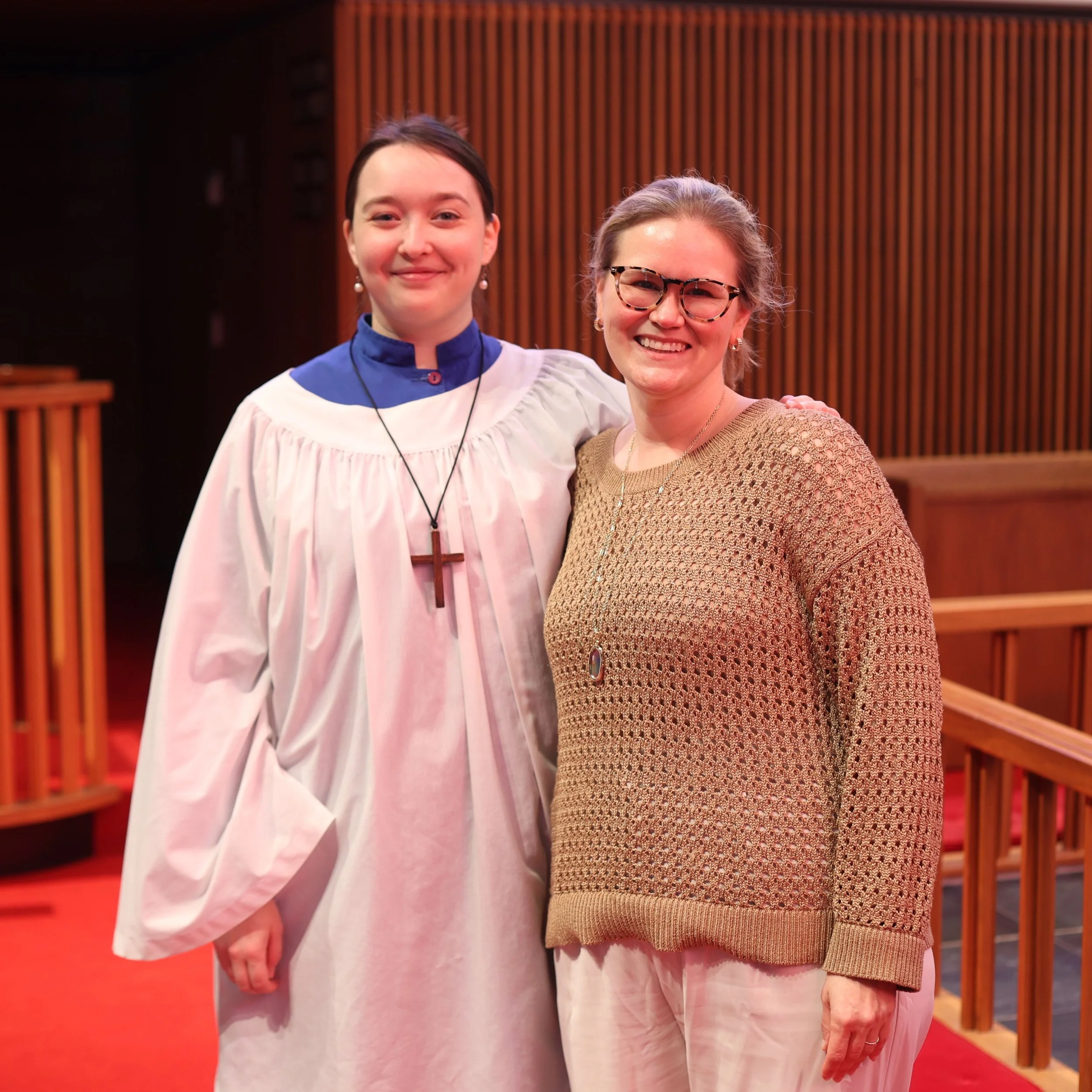 Yesterday, we said goodbye to our alto section leader, Sarah Booker. Please pray for her as she embarks on a new journey in London.

O God, our heavenly Father, whose glory fills the whole creation, and whose presence we find wherever we go: Preserve