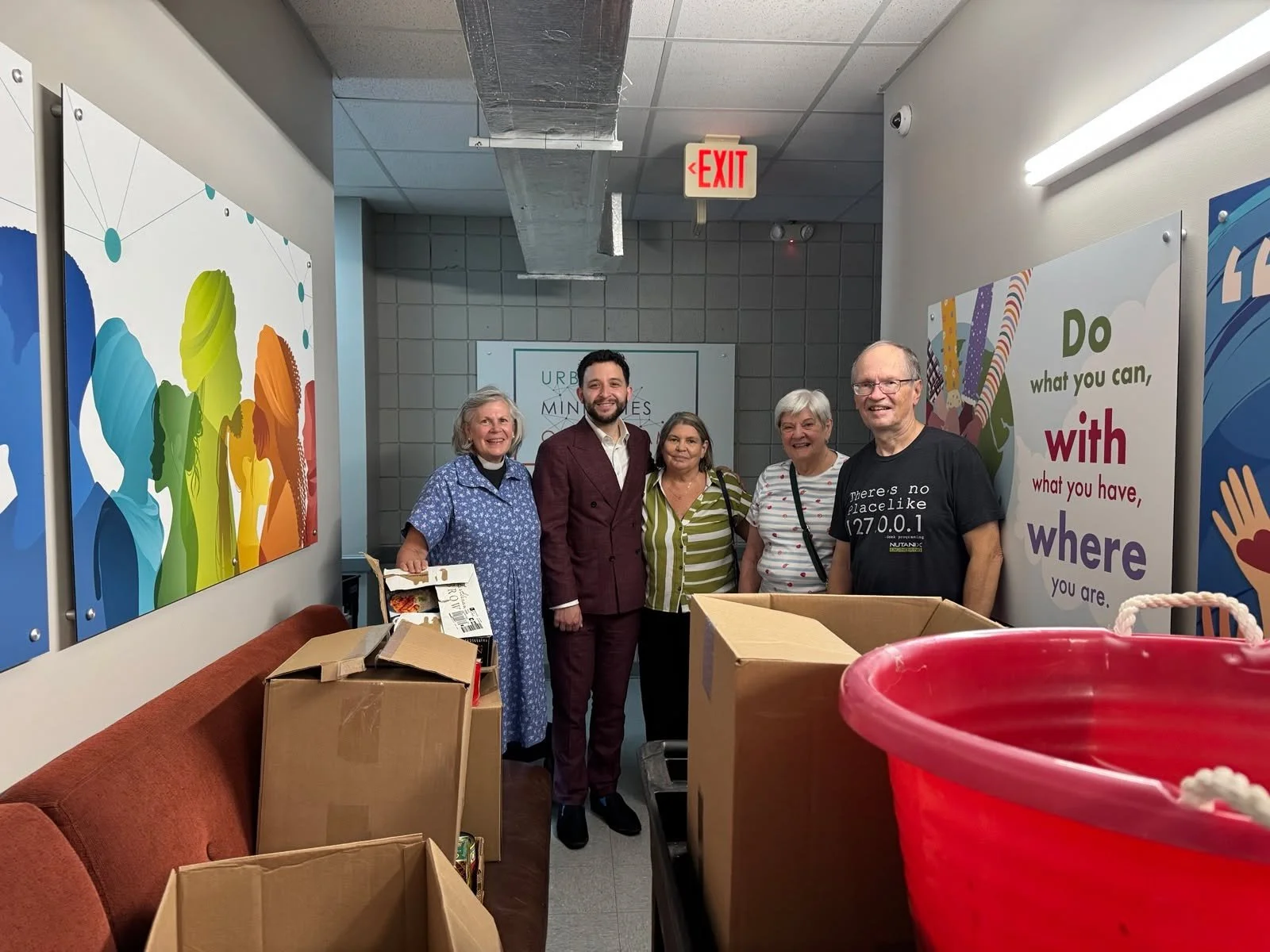 Today we delivered our donations from our School Supplies &amp; Food Drive for the Urban Ministries of Durham &amp; Forest View Elementary! We are proud to partner with both of these groups.