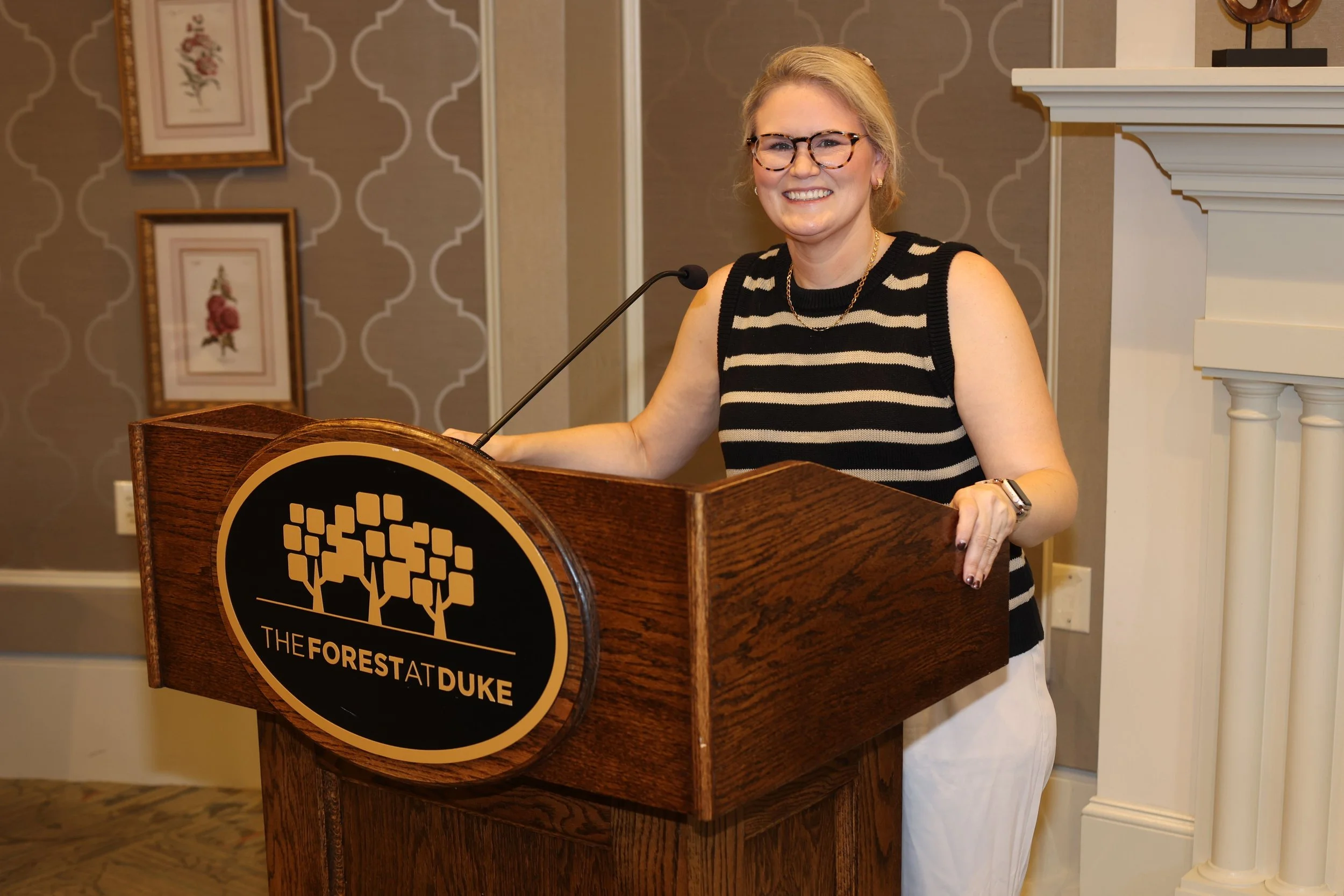 Scenes from today's The Forest at Duke Supper Club! Dr. Filippa Duke delivered a talk on composer Harry T. Burleigh.