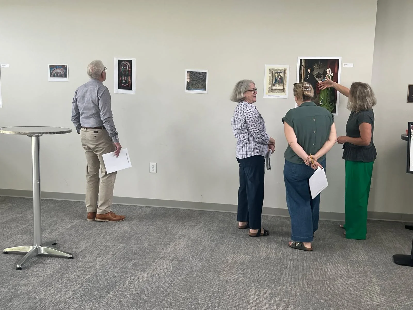 Scenes from A Most Reverent Green: A Retreat on the Parable of the Sower and the Season after Pentecost on Saturday.