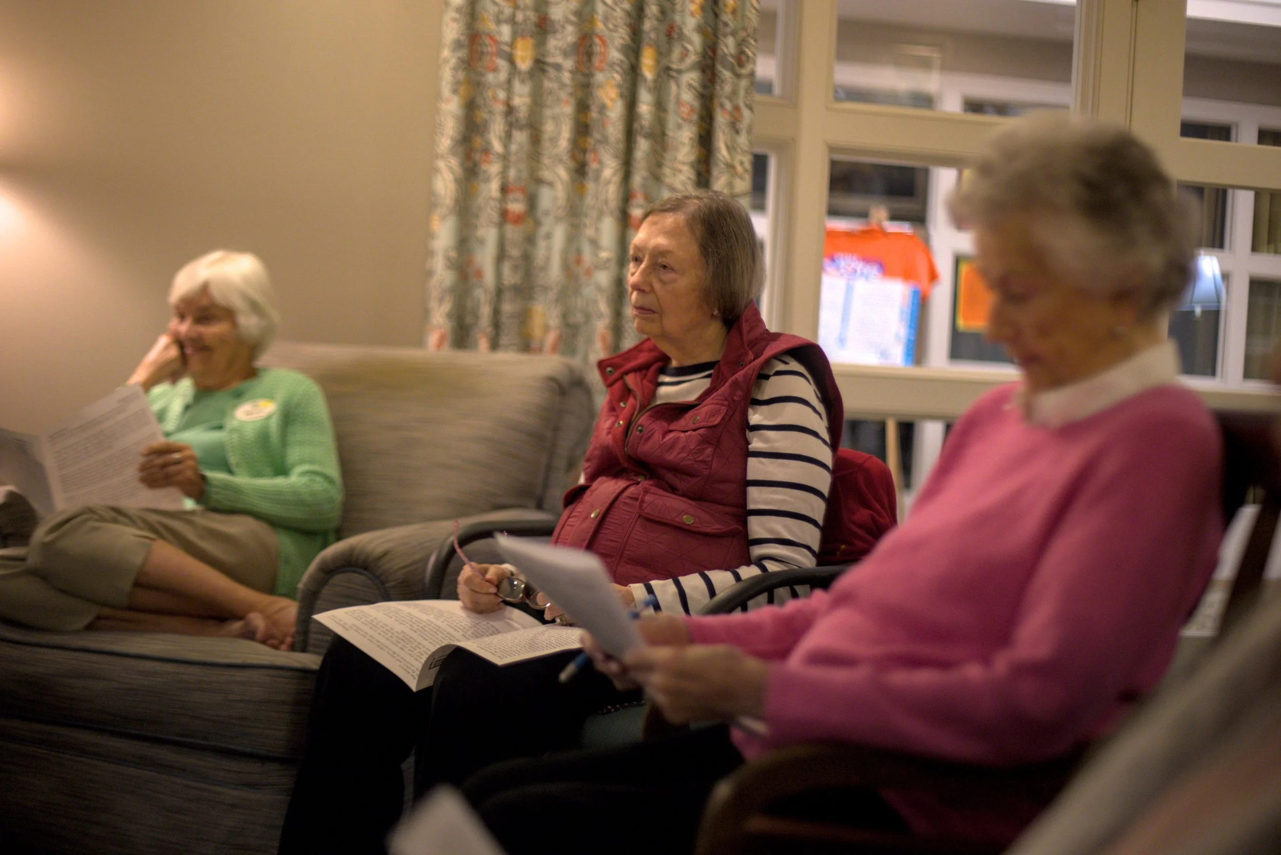 Scenes from Wednesday's The Forest at Duke Bible Study!

Join us Wednesdays in the Living Room at 10:00 a.m.