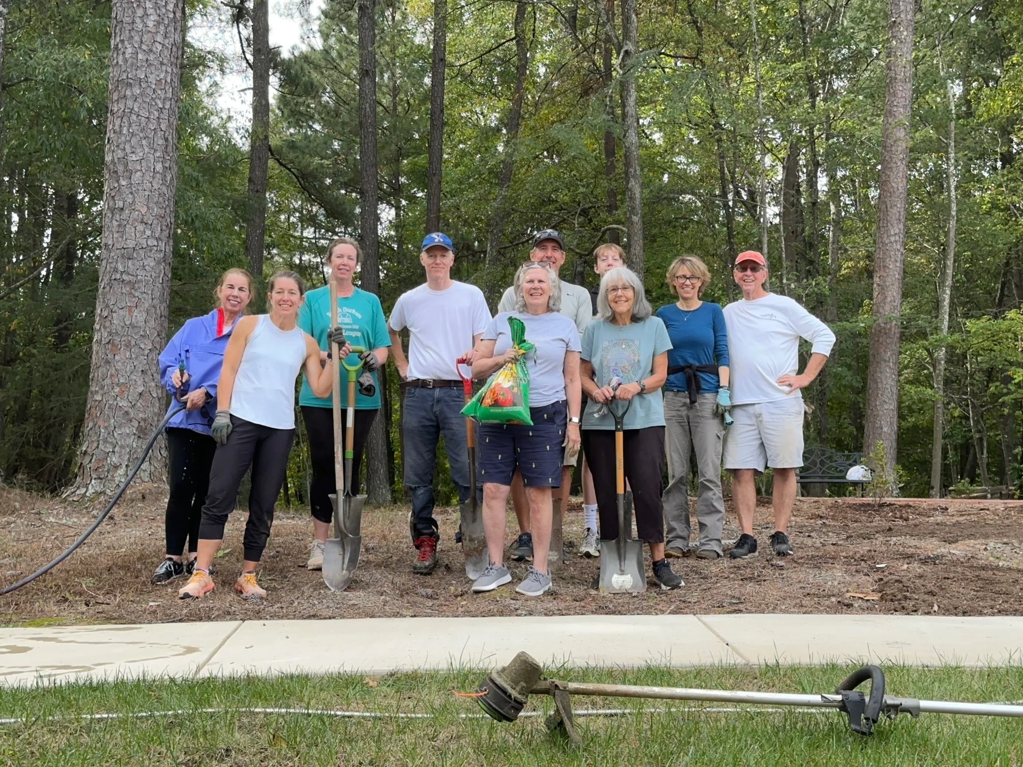 St. Stephen's Property Committee and parishioners planted azaleas on our campus today! St. Stephen's received a grant from the WRAL Azalea Garden.