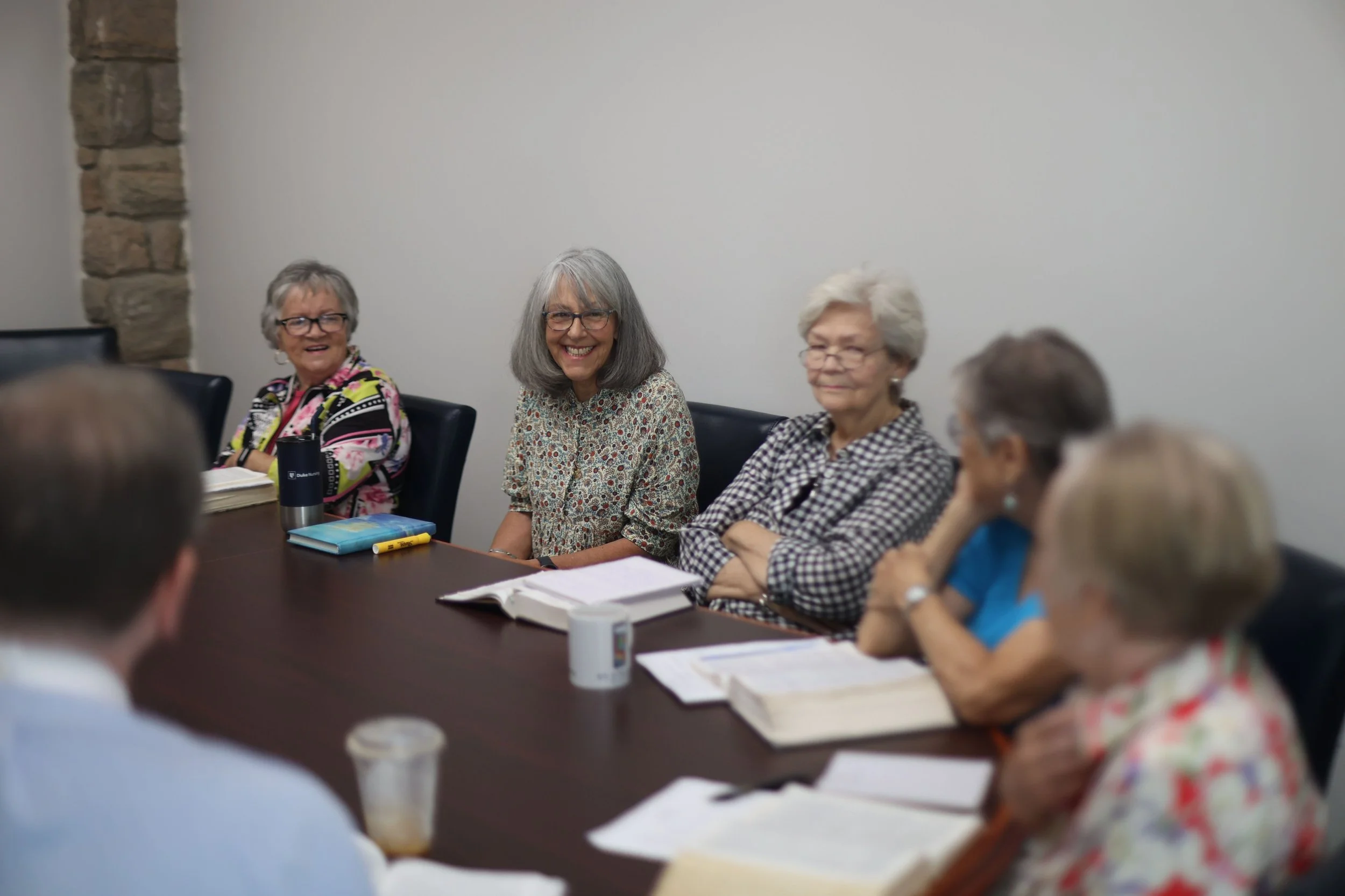Scenes from Thursday's Women's Bible Study! Join us Thursdays at 10:00 a.m. in the Davis Room!