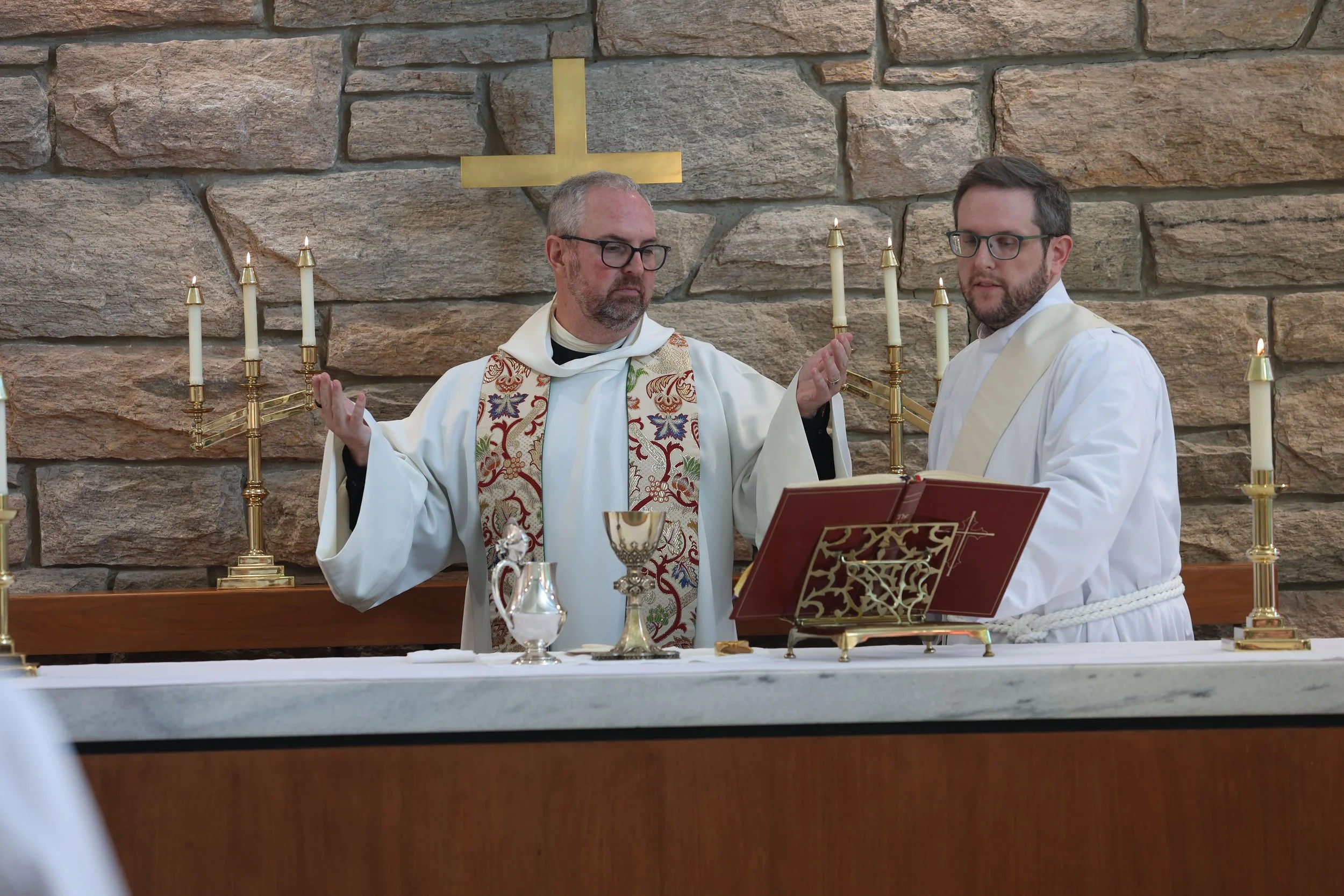 Thursday we celebrated the Feast of Teresa of Avila, Mystic and Monastic Reformer, 1582 at the Holy Eucharist + Healing service in the Teer Chapel. Fr. Sandy celebrated and preached.

O God, who by your Holy Spirit moved Teresa of Avila to manifest t