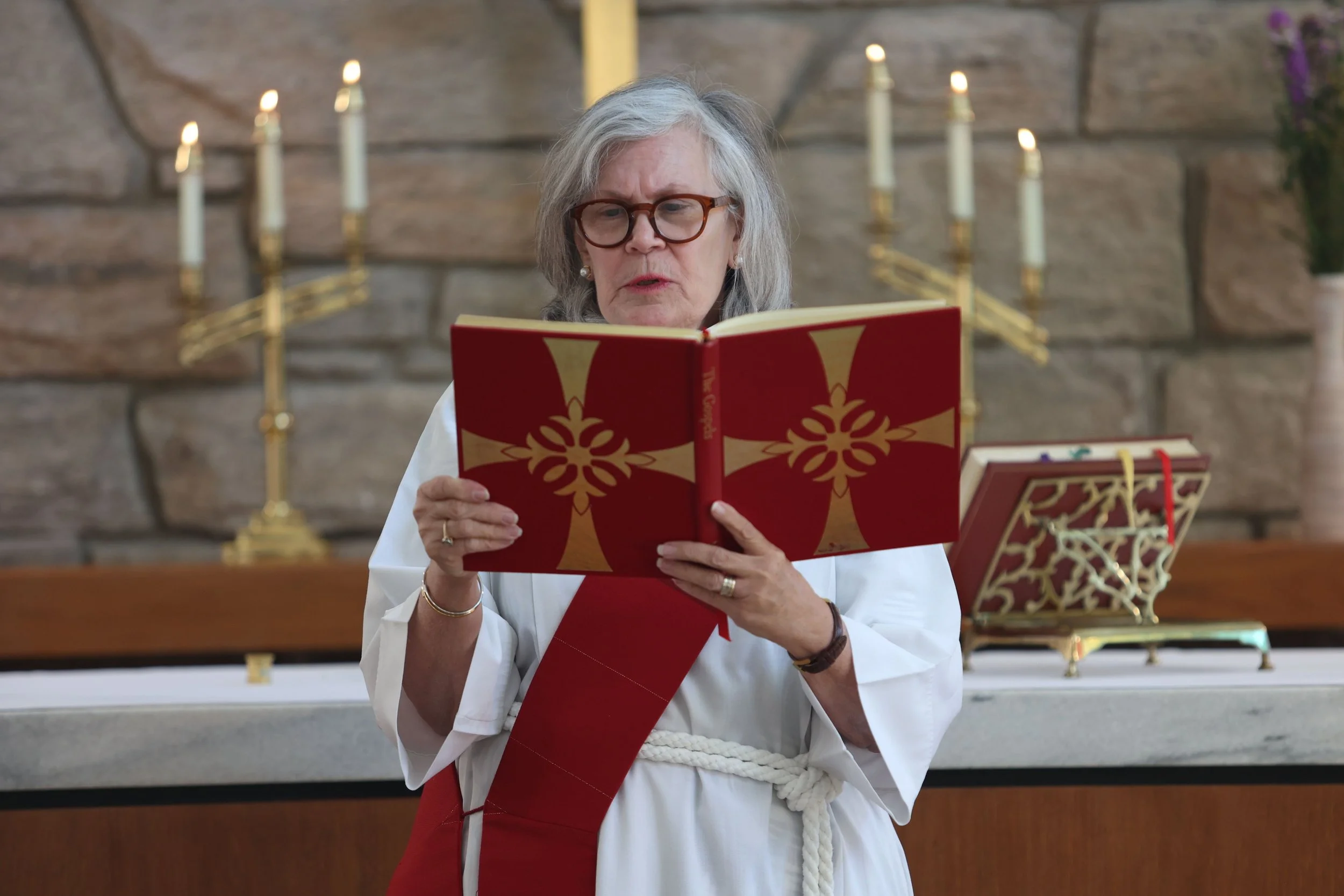 Thursday we celebrated the Feast of Saint James of Jerusalem: Brother of Our Lord Jesus Christ, and Martyr, c. 62 at the Holy Eucharist + Healing service in the Teer Chapel. Fr. Sandy celebrated and Archdeacon Sarah preached.

Grant, O God, that, fol