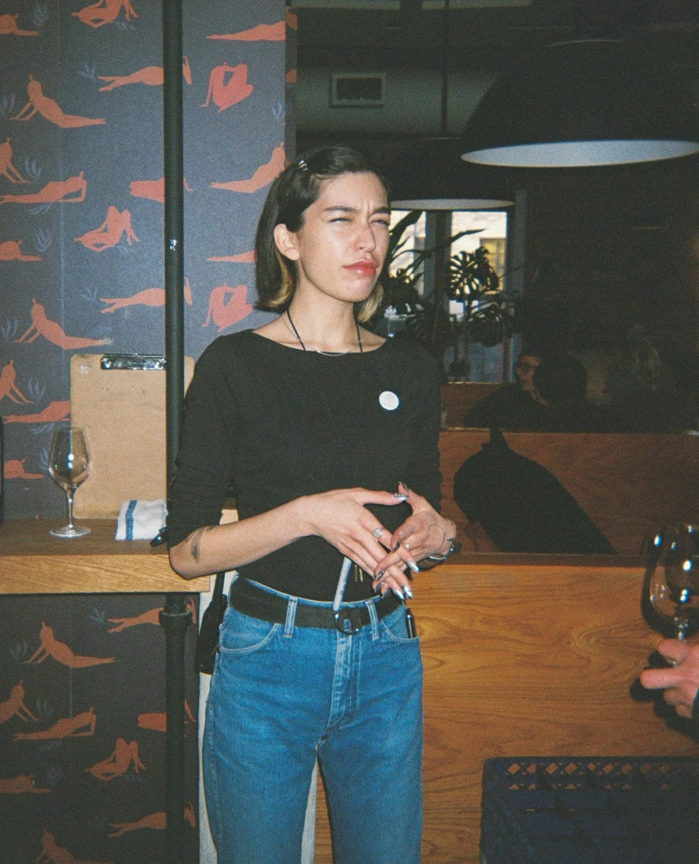 Here&rsquo;s a pic of Paulina guessing the bottle you&rsquo;re thinking about. ⁠
⁠
⁠
WINE TASTING⁠S⁠
&bull; Thursday 4/9 Moritz Kissinger New Vintage and New Terroir, 6-9pm⁠
⁠
TUESDAY WEEKLY ⁠
&bull; Latin Lingo: records, wines, cocktails, &amp; domi