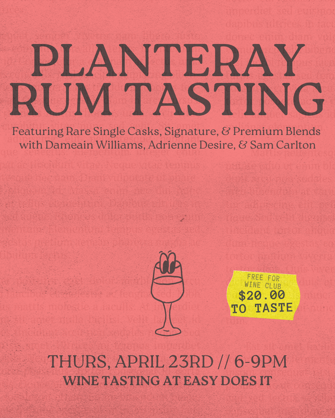 Tasting: Planteray Rum