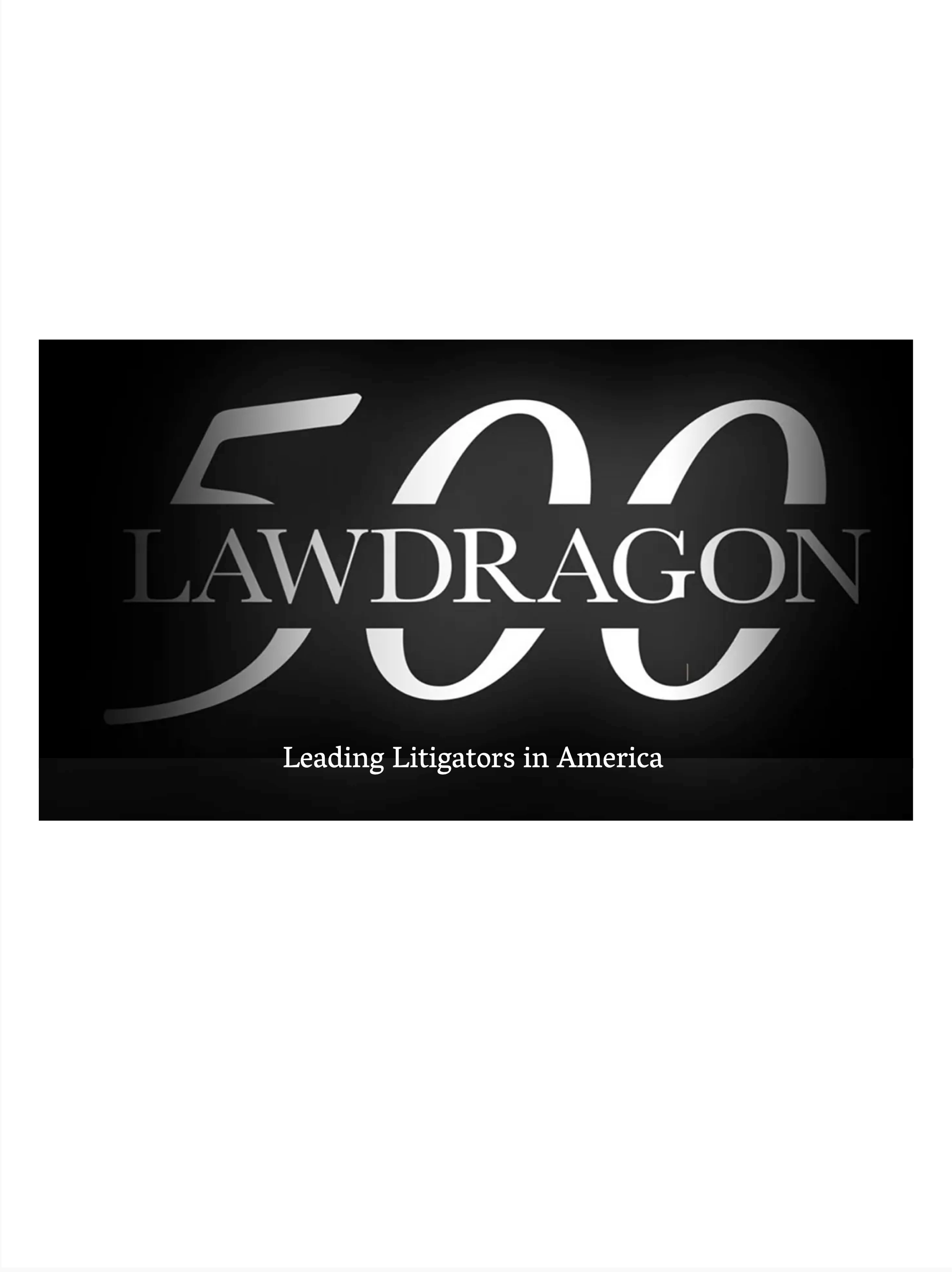 Rob MacGill LawDragon 500: Leading Litigators in America