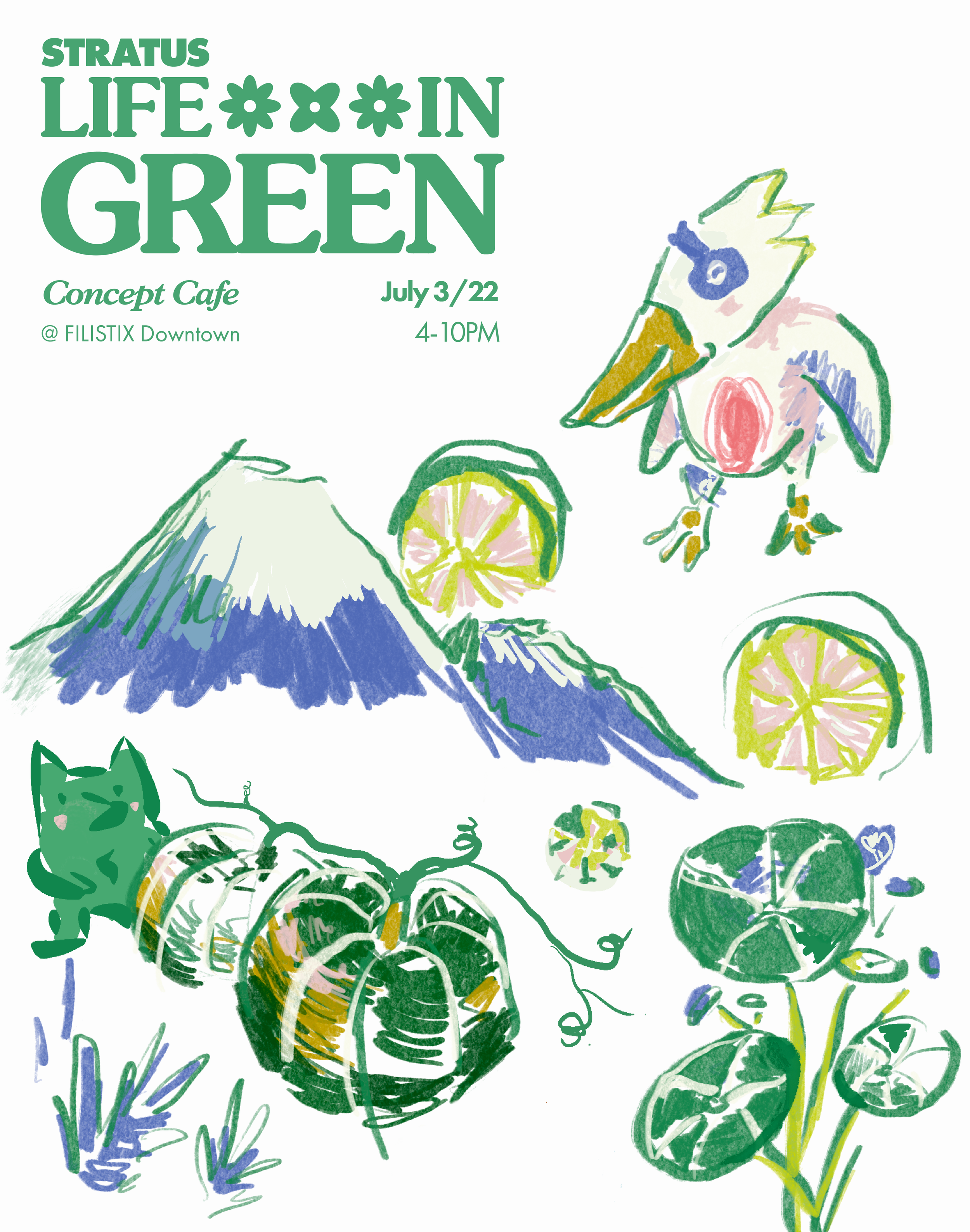 LIFE IN GREEN CAFE