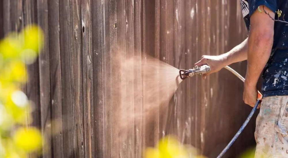 How to Stain a Fence.